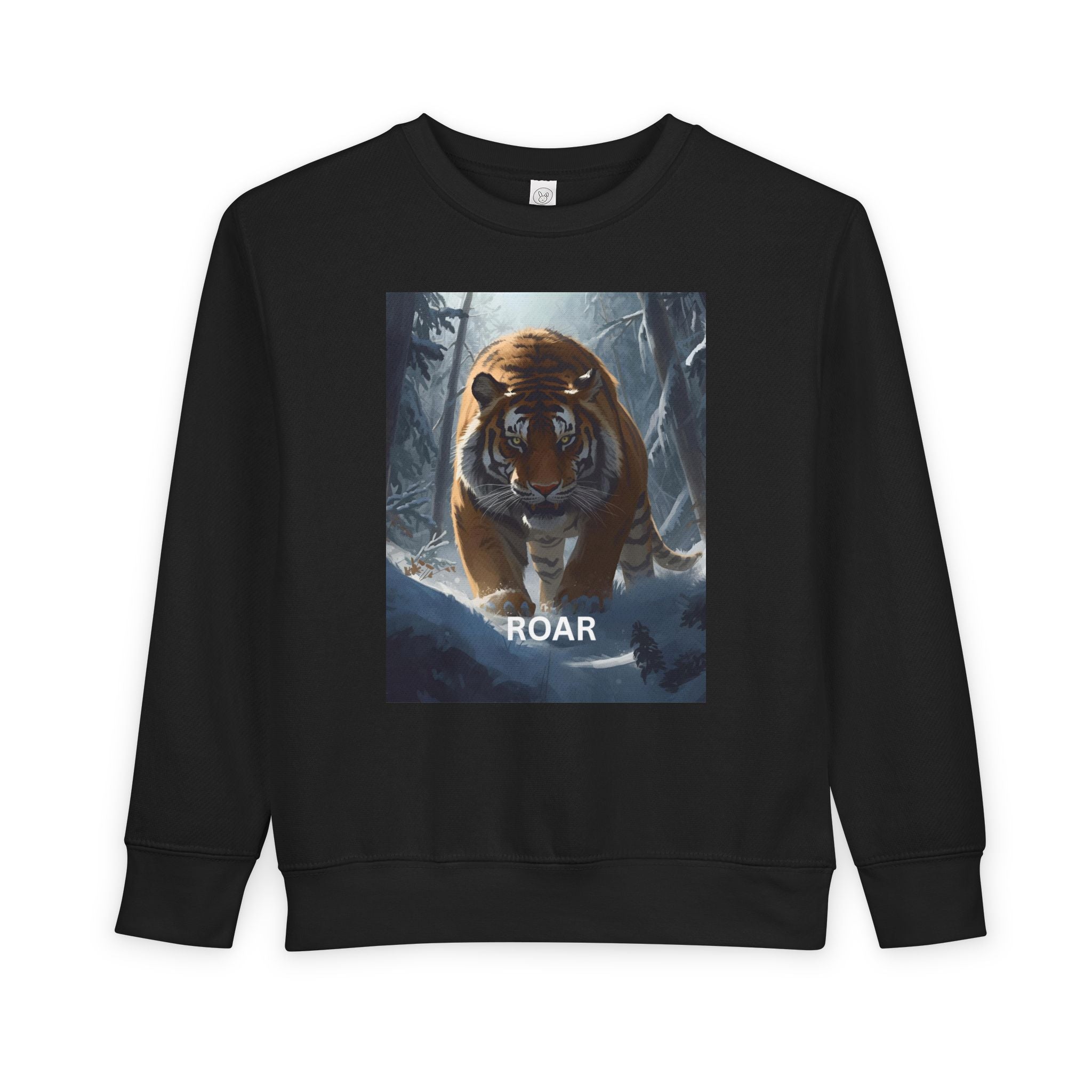 Tiger Roar Snow Toddler Sweatshirt