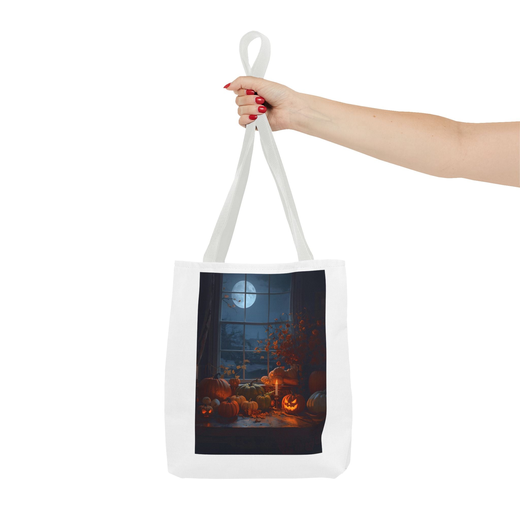 Spooky Autumn Pumpkln Tote Bag, Pumpkin Tote, Halloween Accessory, Fall Decor Bag, Pumpkin Patch Shopping Bag, Seasonal Gift Idea