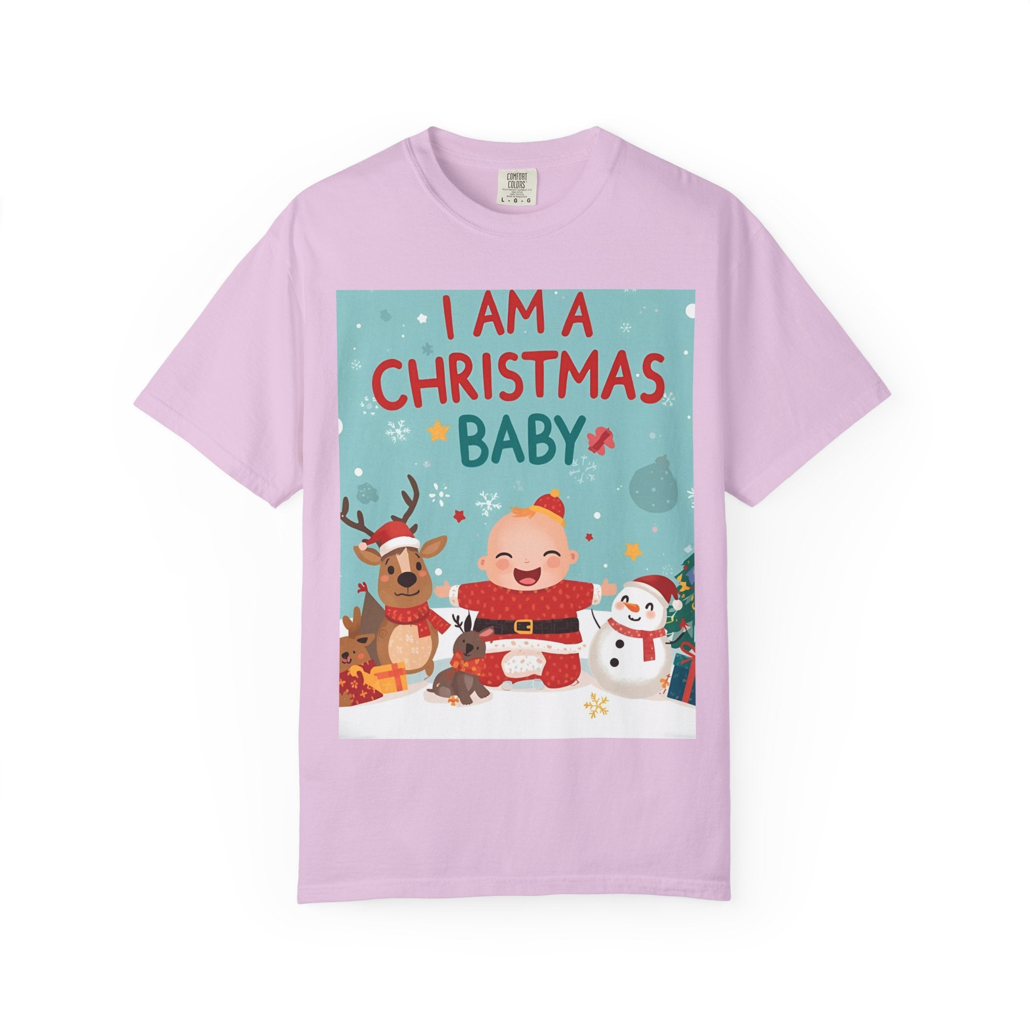 Christmas Baby T-shirt, Cute Christmas Shirt, Holiday Gift, Family Matching Tee, Unisex Kids Christmas Apparel, Baby's First Christmas