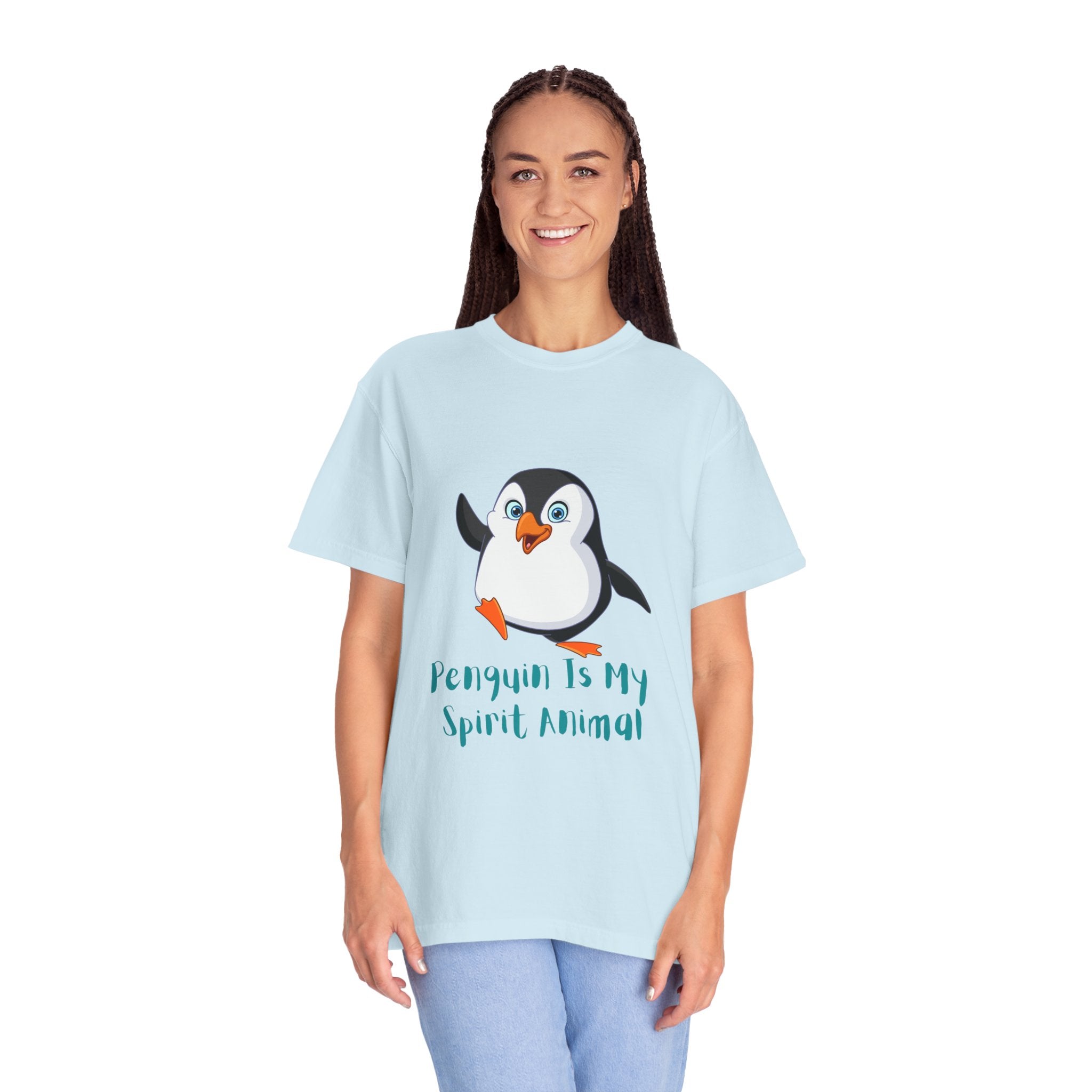 Penguin Spirit Animal T-Shirt - Fun Graphic Tee, Animal Lover Gift, Casual Wear, Unisex Fashion, Cute Birthday Top