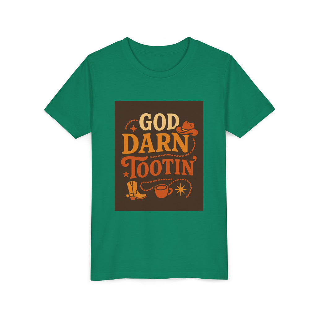 God Darn Tootin Youth Short Sleeve Tee