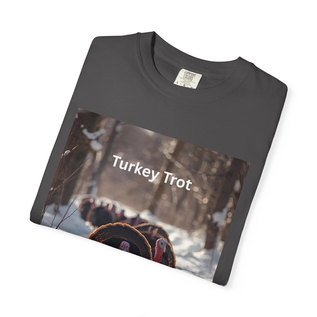 Turkey Trot Unisex T-Shirt, Casual Tee, Thanksgiving Apparel, Outdoor Fun Shirt, Festival Wear, Holiday Gift Idea