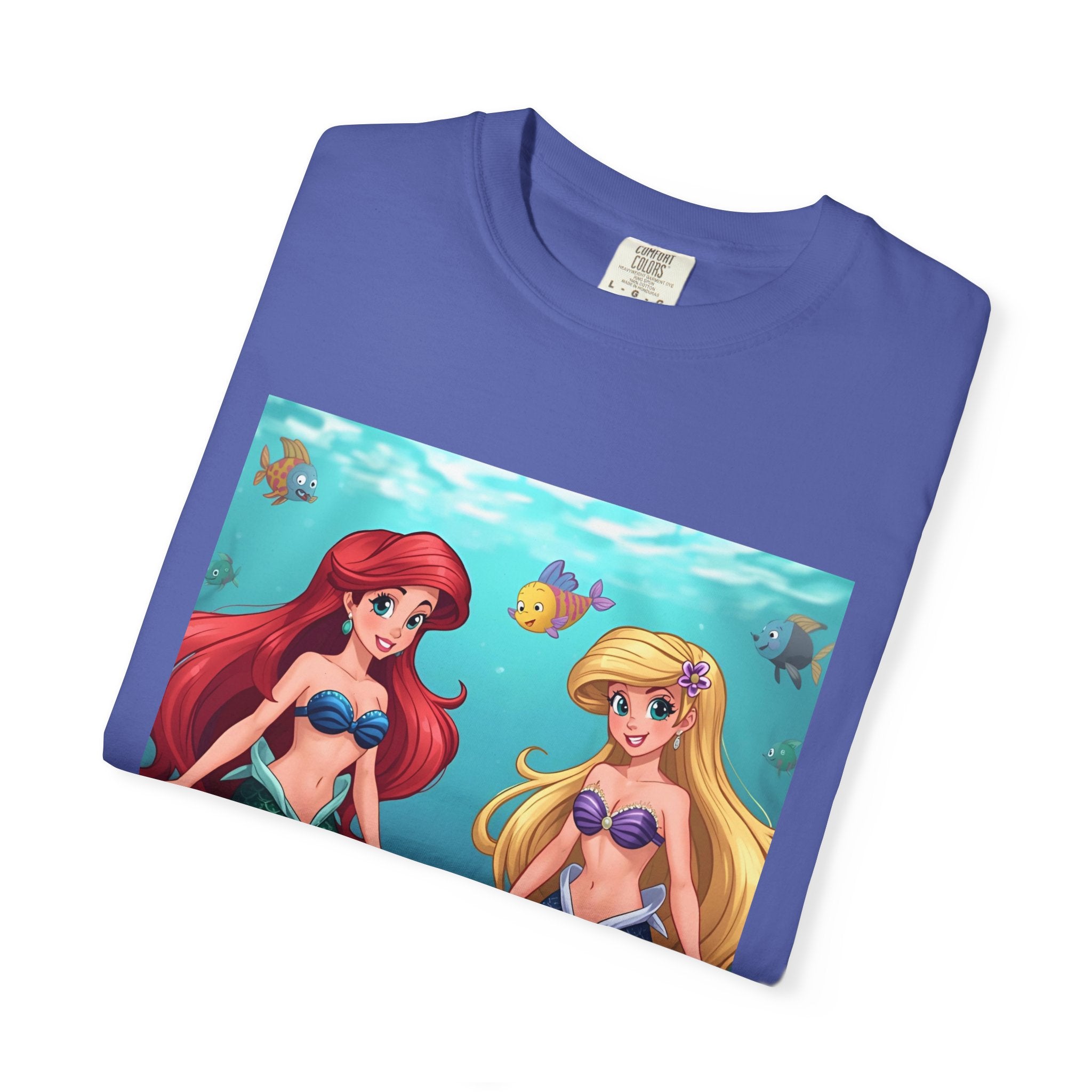 Mermaid Unisex Garment-Dyed T-shirt