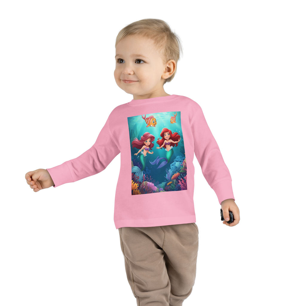 Mermaid Toddler Long Sleeve Tee