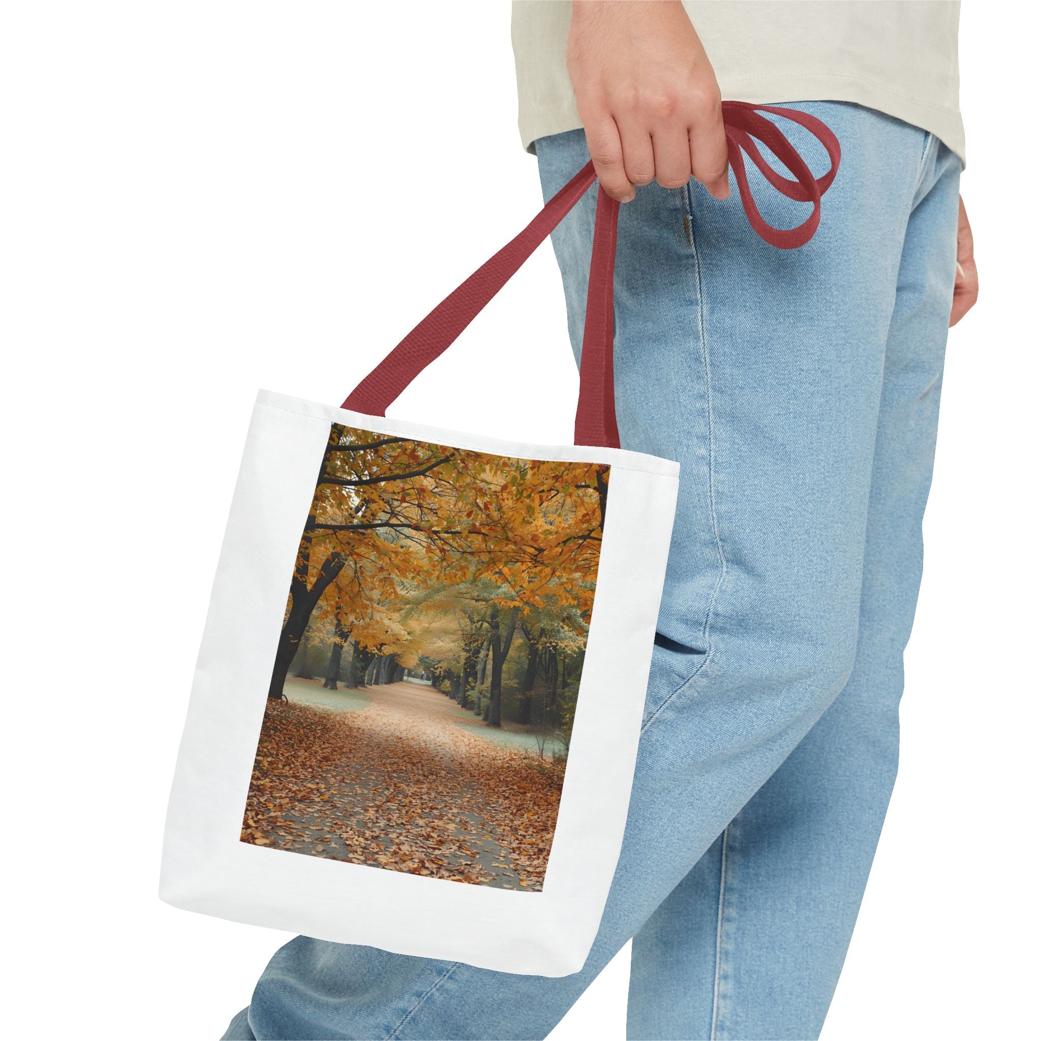 Autumn Vibes Tote Bag, Fall Leaves Design, Reusable Shopping Bag, Perfect for Gifts, Eco-Friendly Tote, Seasonal Accessory