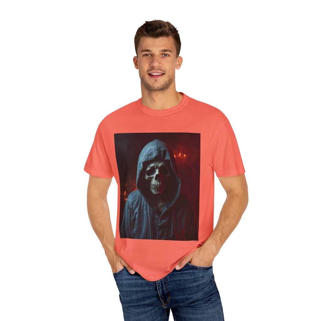Gothic Skull T-Shirt | Unisex Vintage Tee, Halloween Shirt, Edgy Graphic Top, Unique Gift for Him/Her, Urban Style Wear