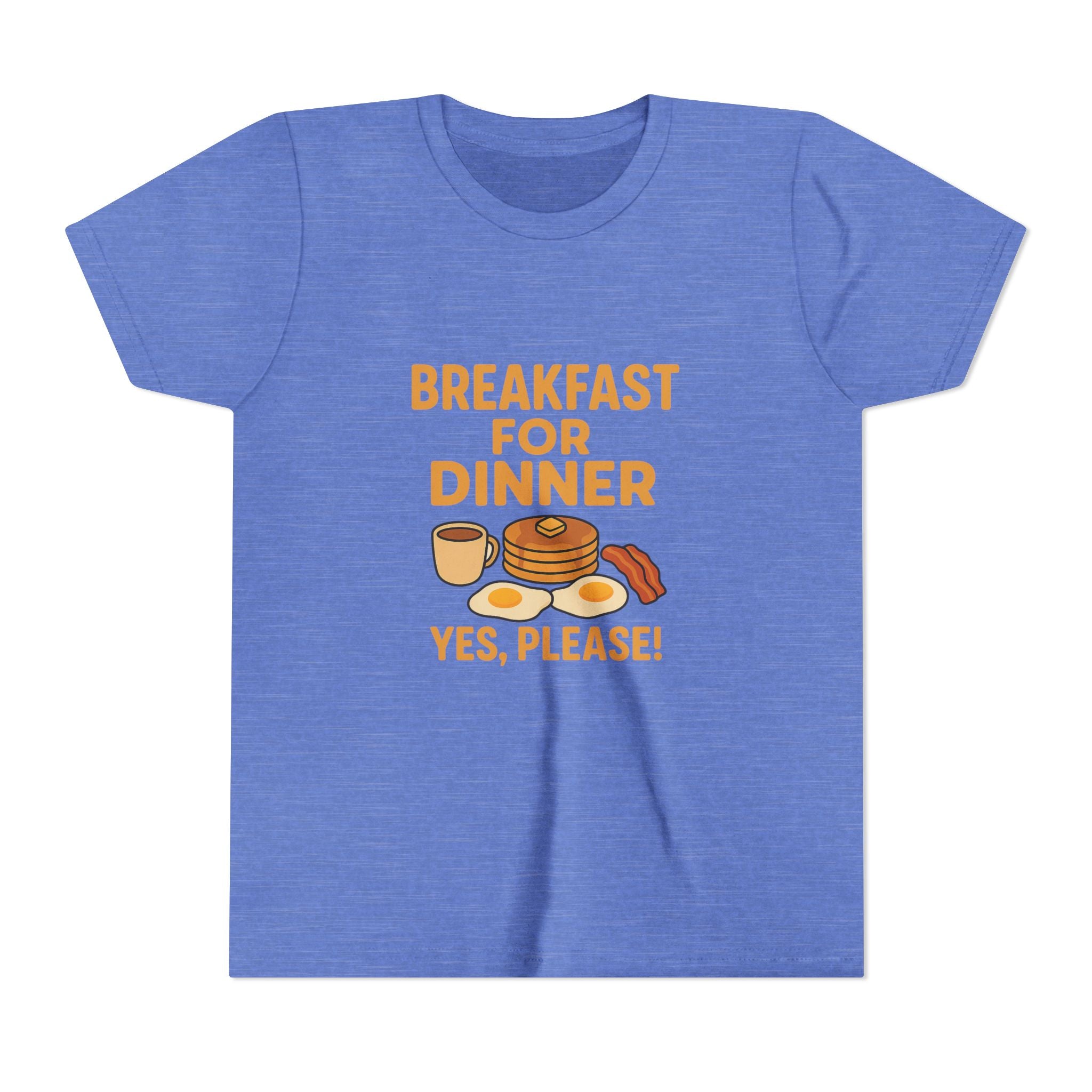 Breakfast For Dinner Youth Short Sleeve Tee