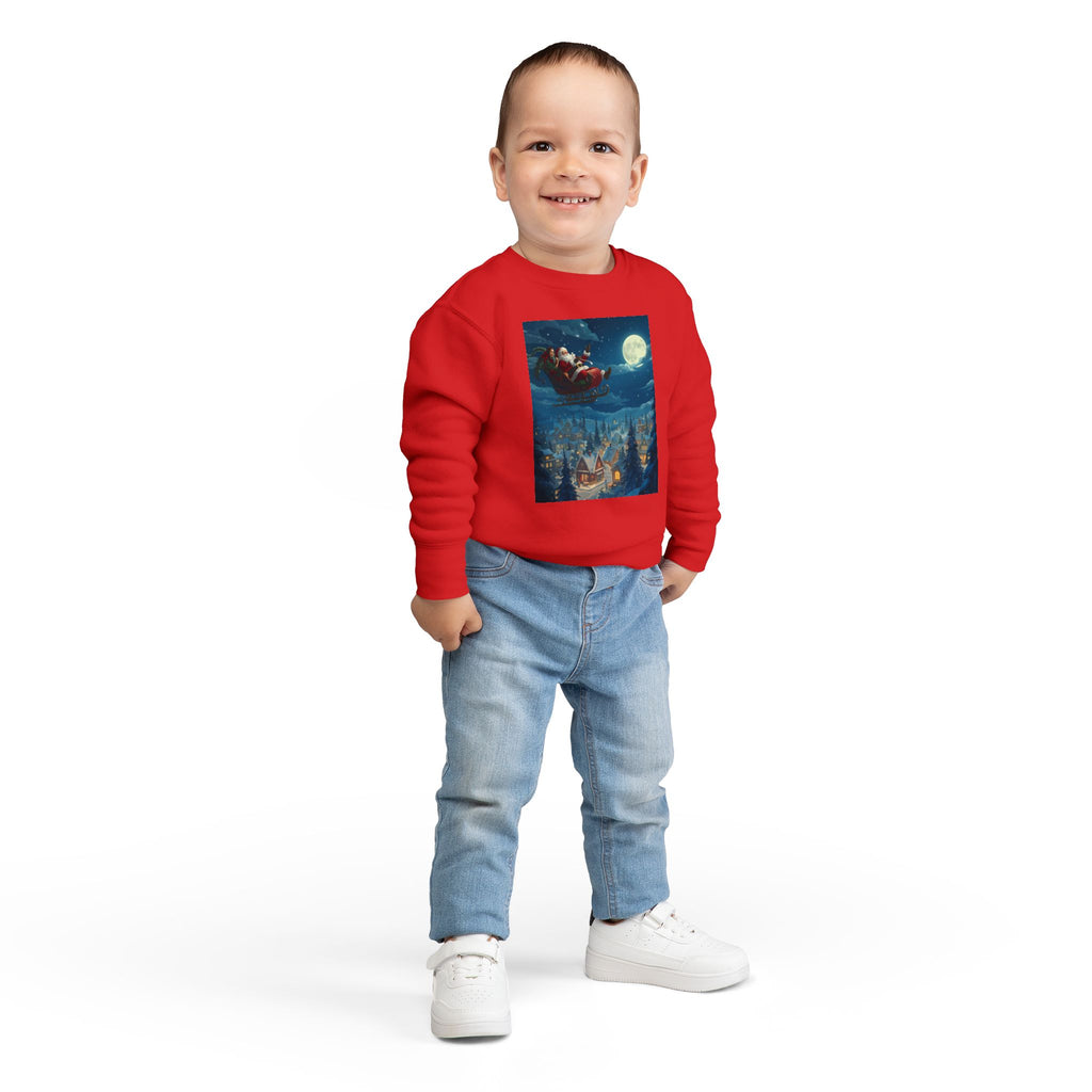 Santa Christmas Toddler Sweatshirt
