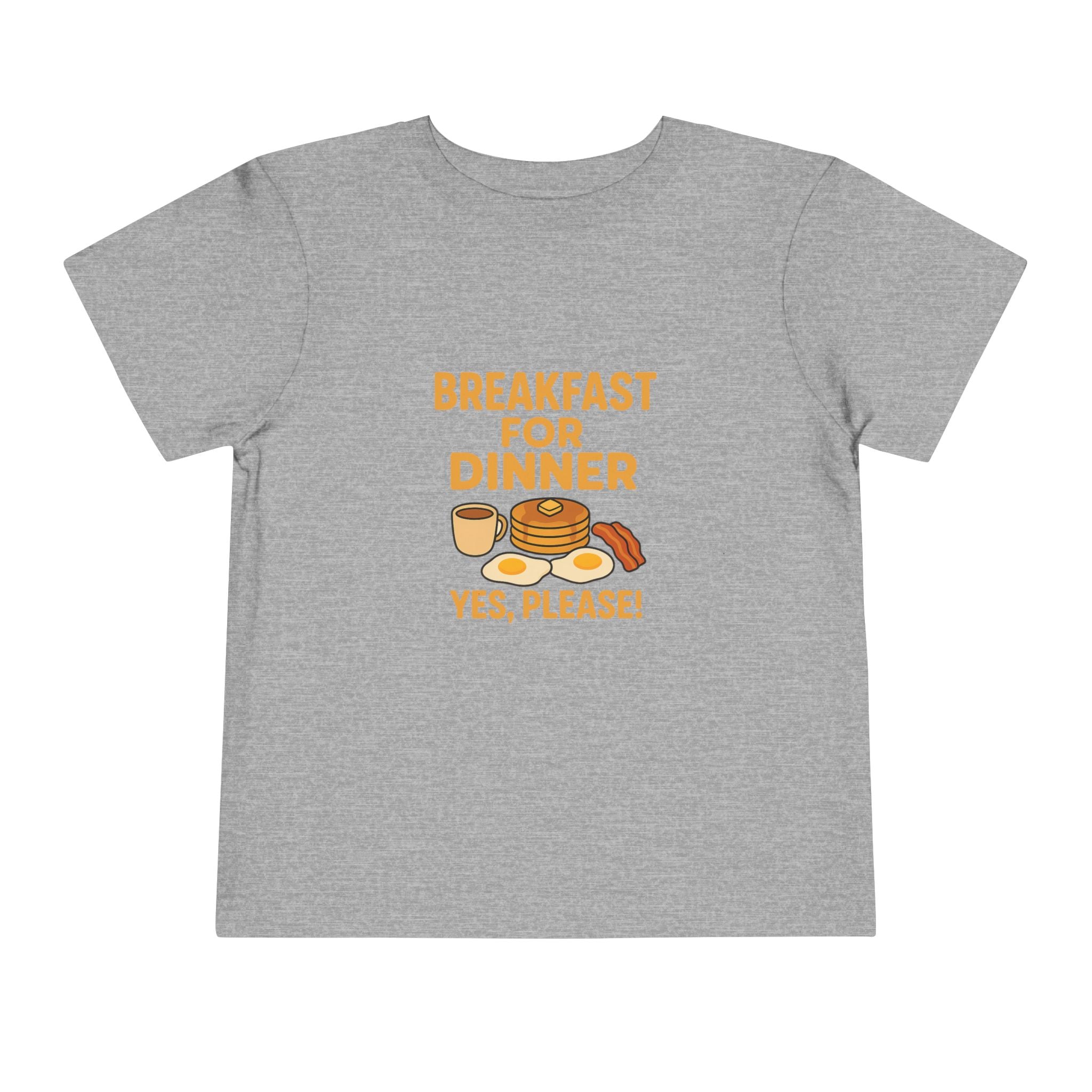 Breakfast For Dinner Toddler Short Sleeve Tee