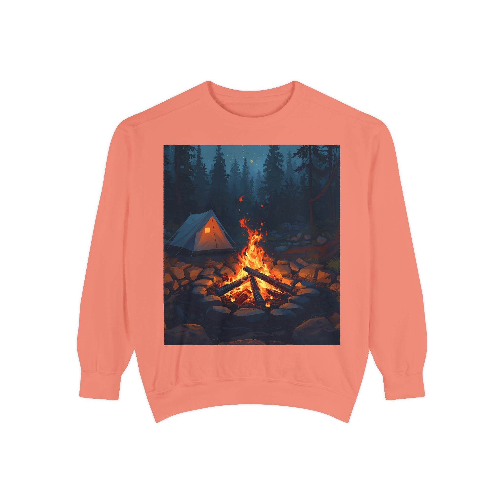 Cozy Campfire Unisex Garment-Dyed Sweatshirt