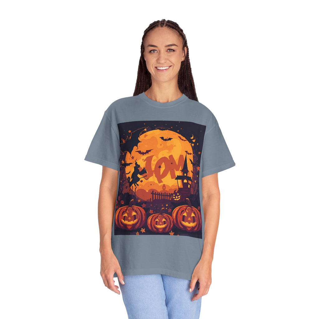 Halloween Pumpkin Graphic Tee, Unisex T-shirt, Spooky Shirt, Pumpkin Shirt, Fall Fashion, Halloween Costume, Autumn Apparel