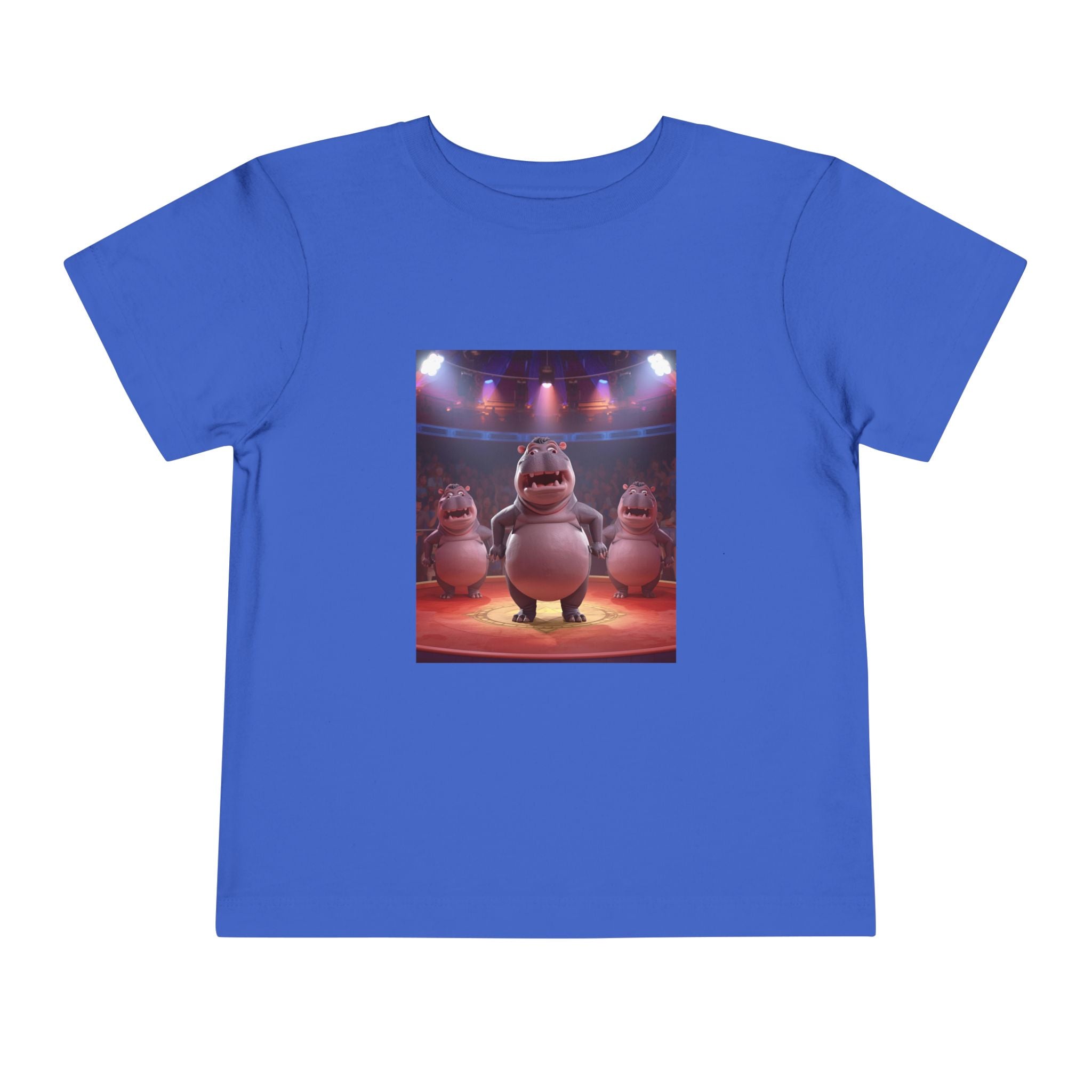 Hippo Funny Toddler Short Sleeve Tee
