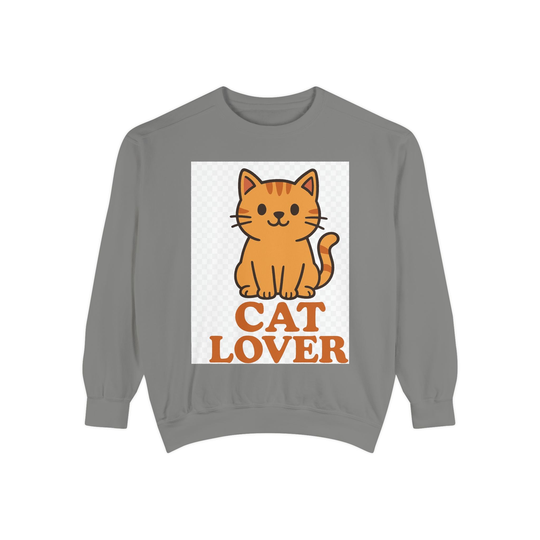 Cat Lover Unisex Garment-Dyed Sweatshirt
