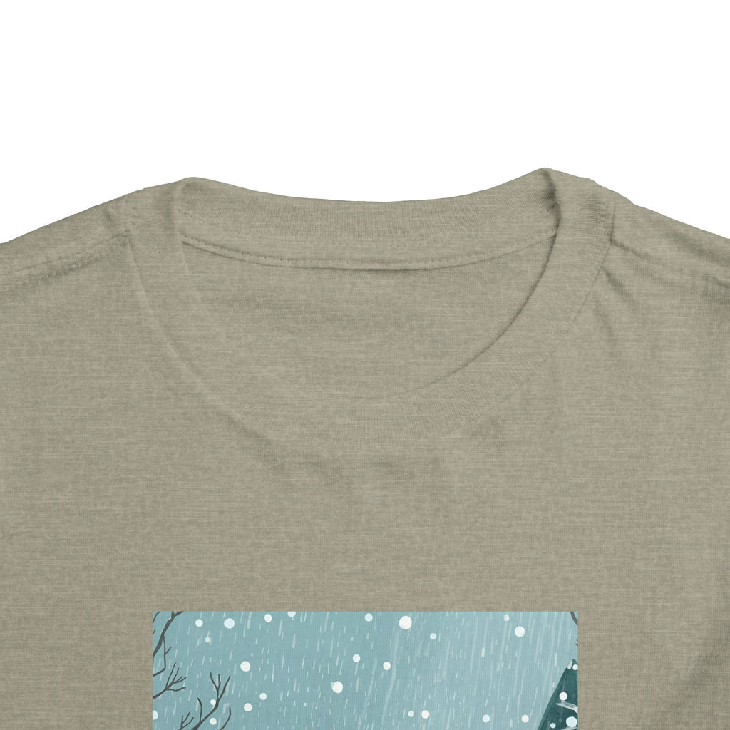 Festive Christmas Snowman Toddler Short Sleeve Tee