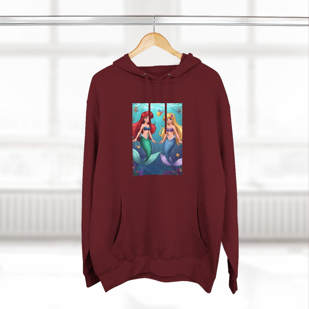 Mermaid Three-Panel Fleece Hoodie