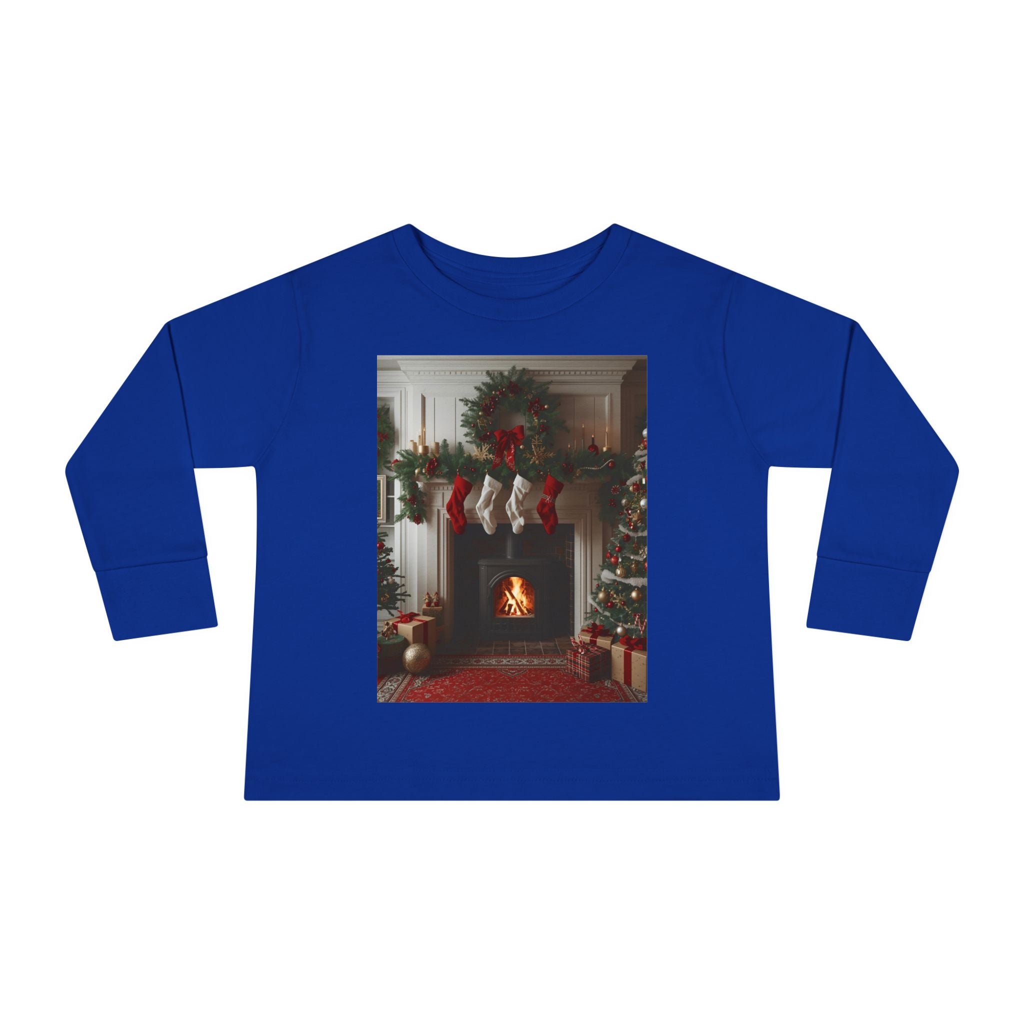 Cozy Christmas Toddler Long Sleeve Tee