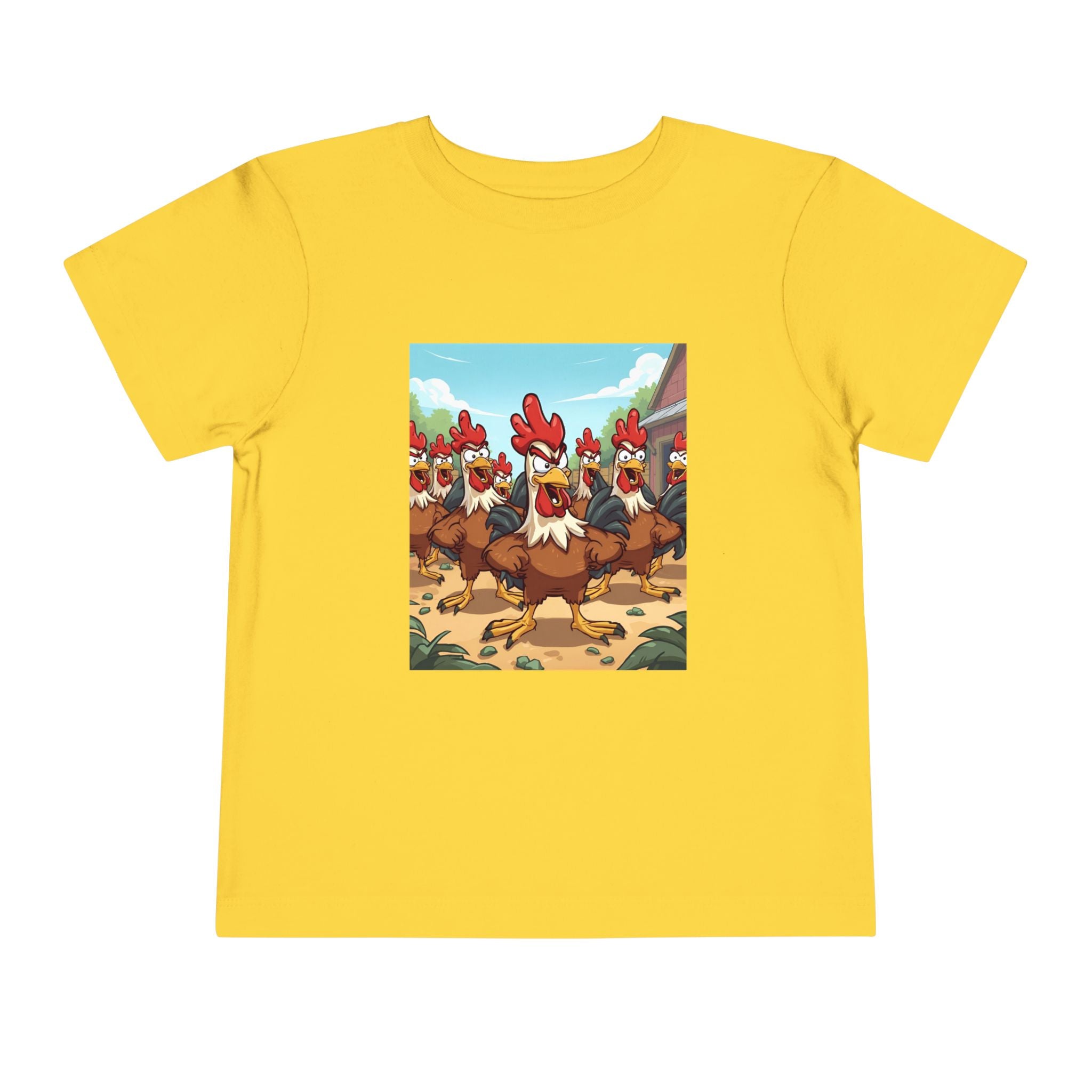 Chicken Funny Toddler Short Sleeve Tee