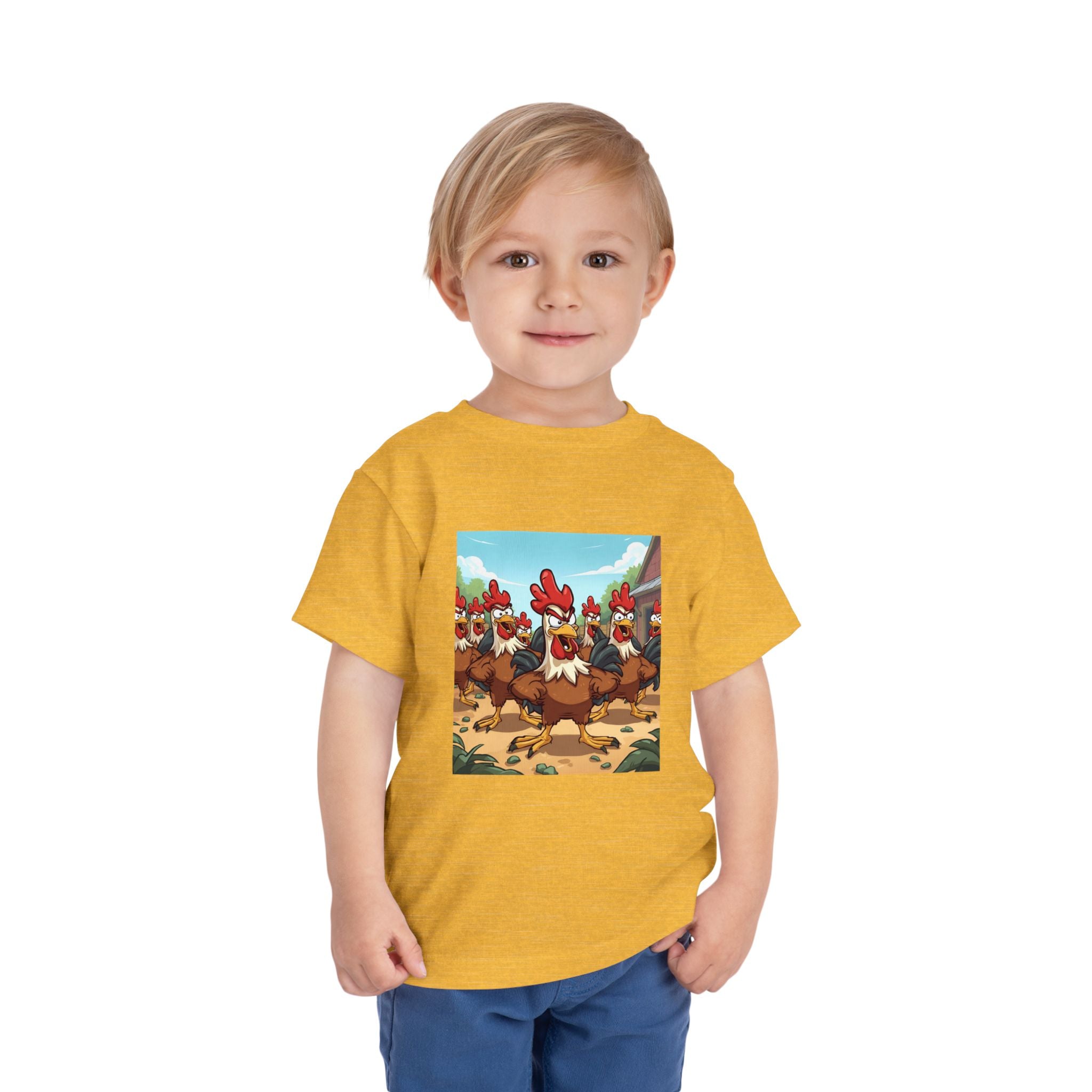 Chicken Funny Toddler Short Sleeve Tee