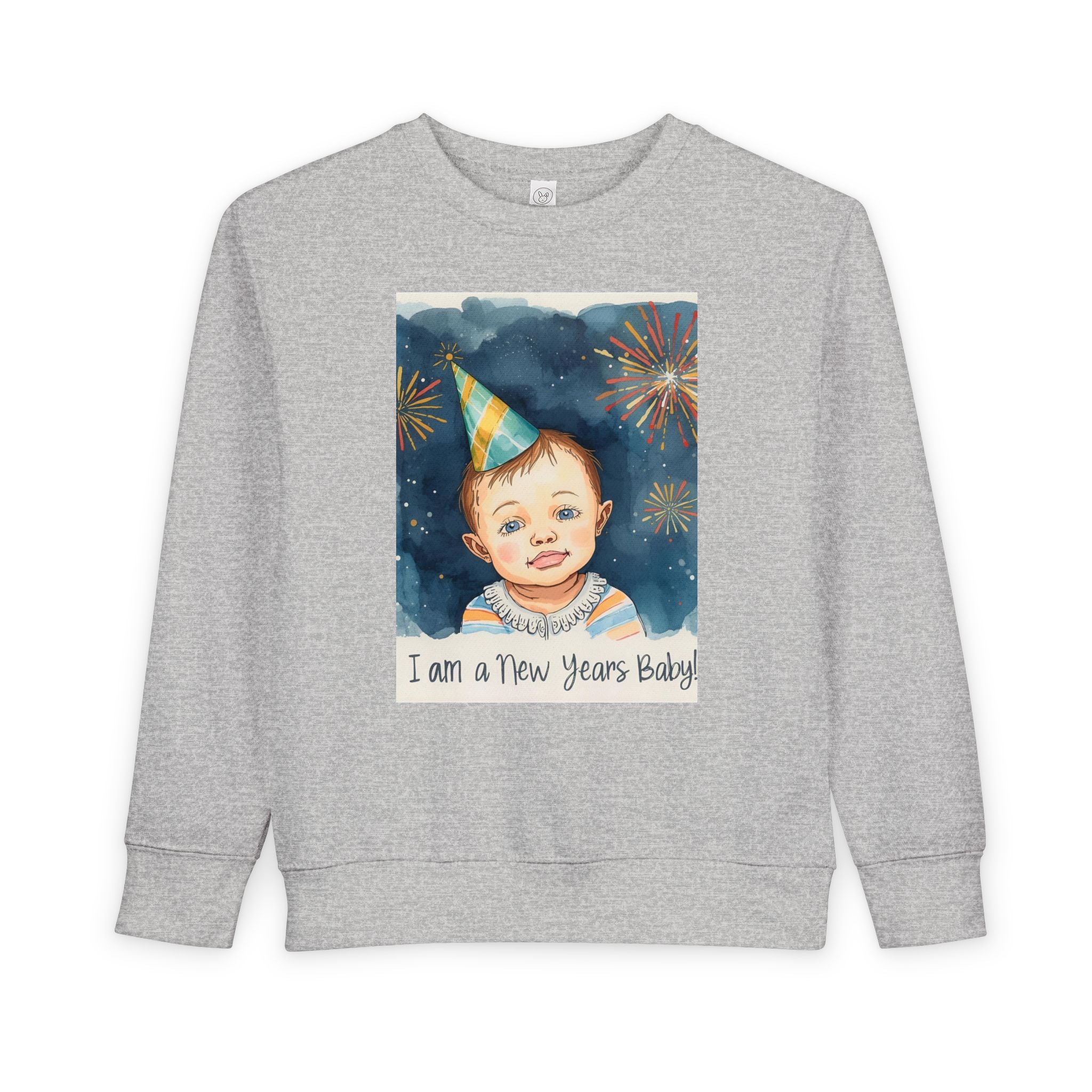 I Am A New Years Baby Toddler Sweatshirt