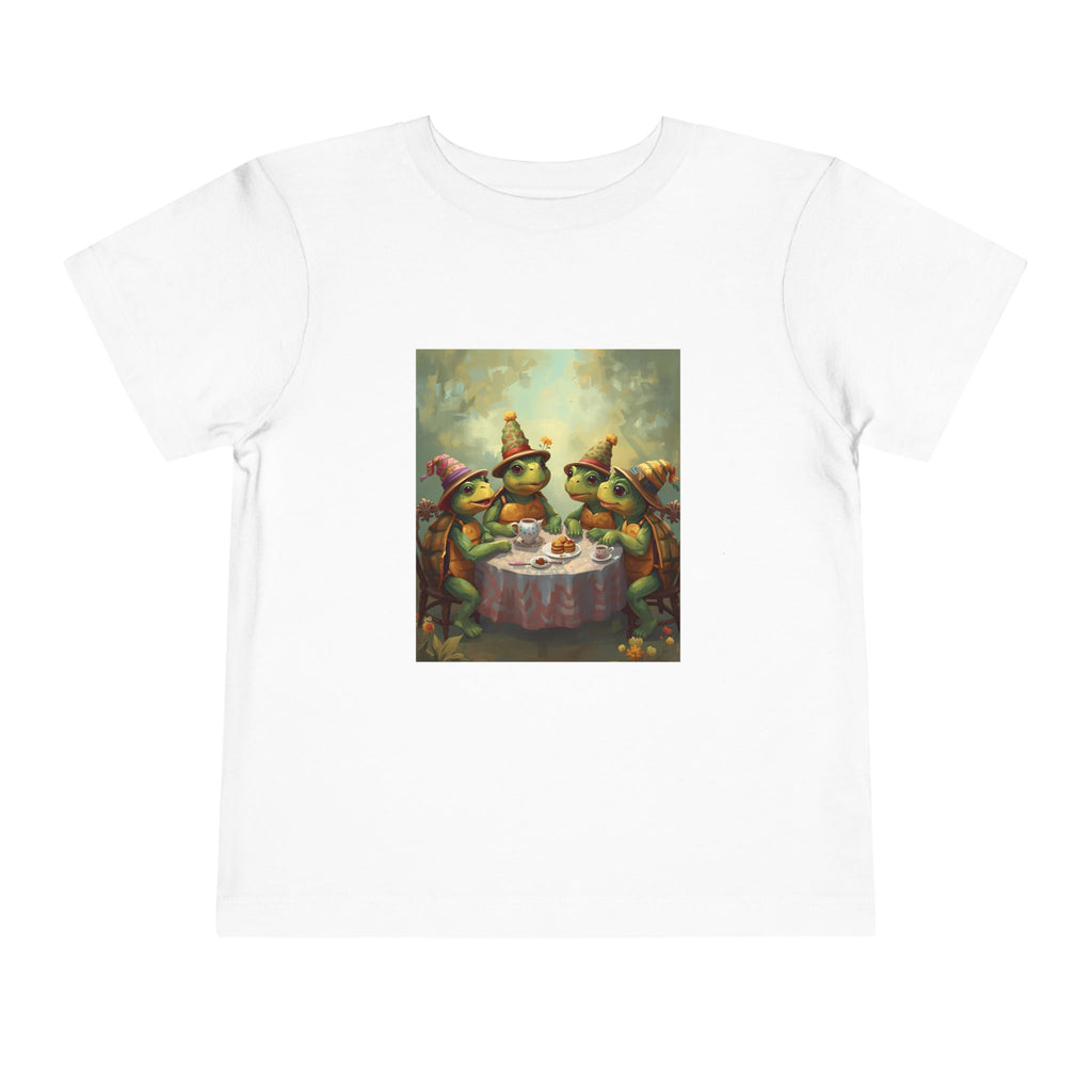 Whimsical Turtle Toddler Short Sleeve Tee