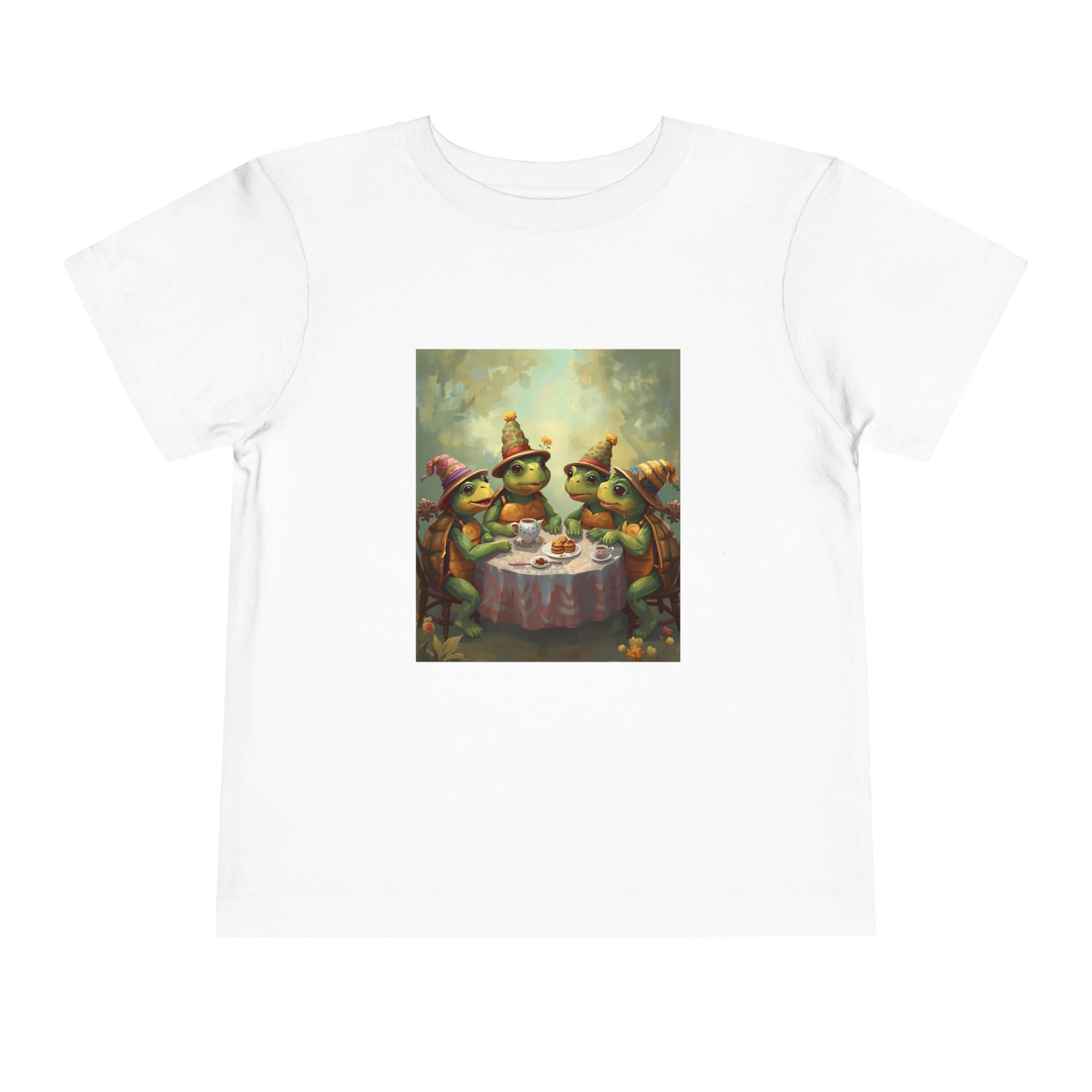 Whimsical Turtle Toddler Short Sleeve Tee