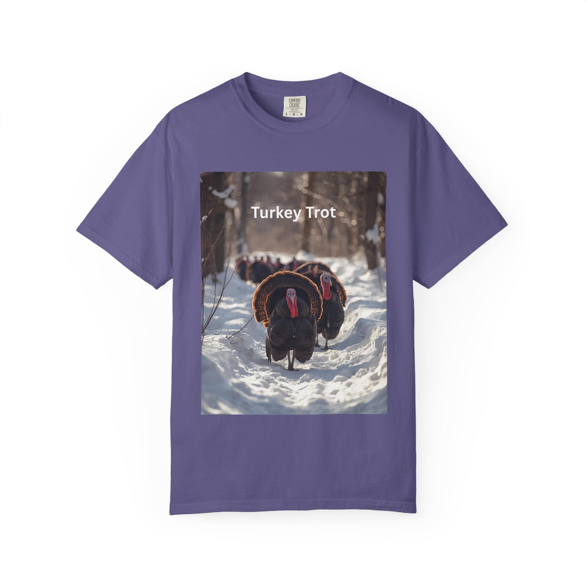 Turkey Trot Unisex T-Shirt, Casual Tee, Thanksgiving Apparel, Outdoor Fun Shirt, Festival Wear, Holiday Gift Idea