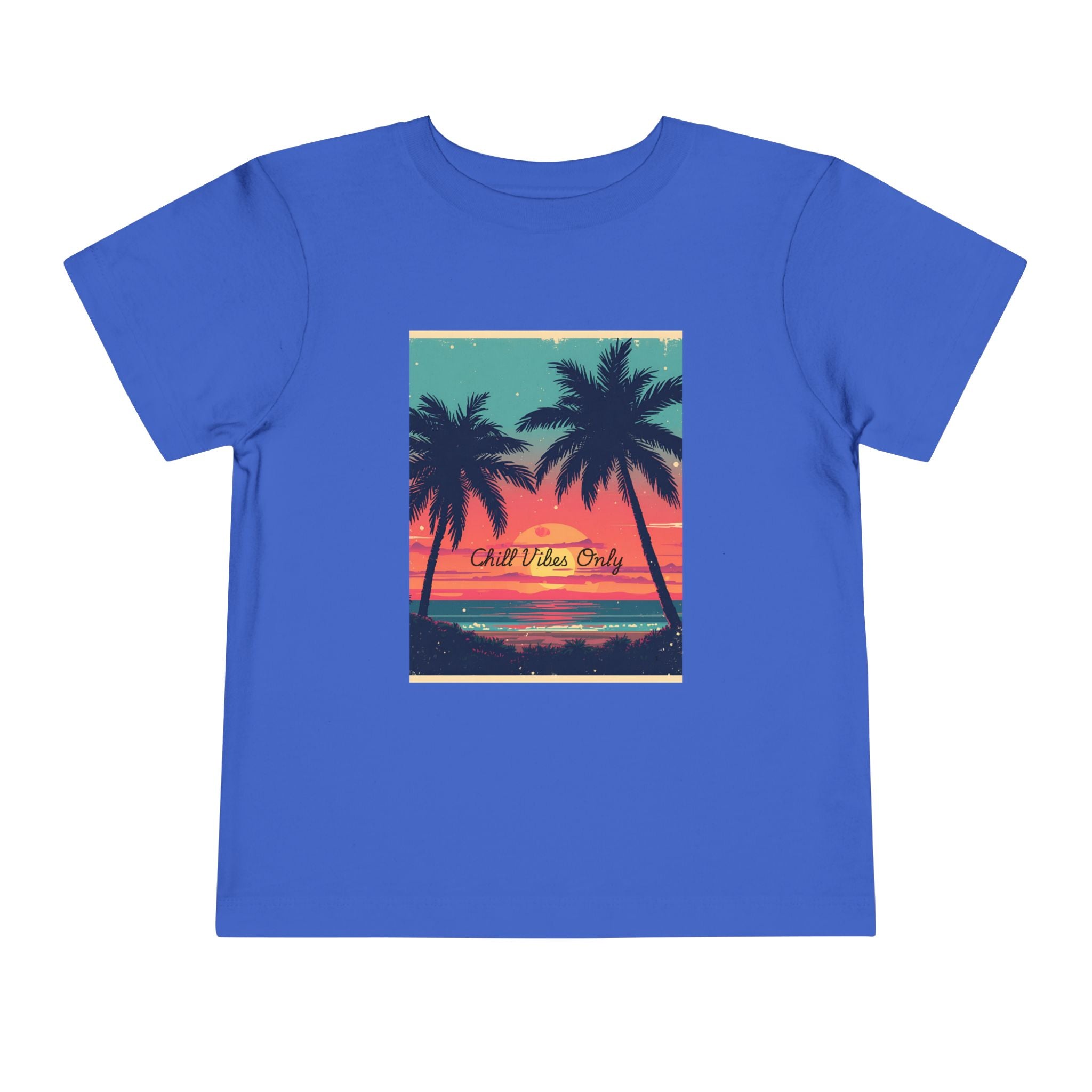 Tropical Sunset Toddler Short Sleeve Tee