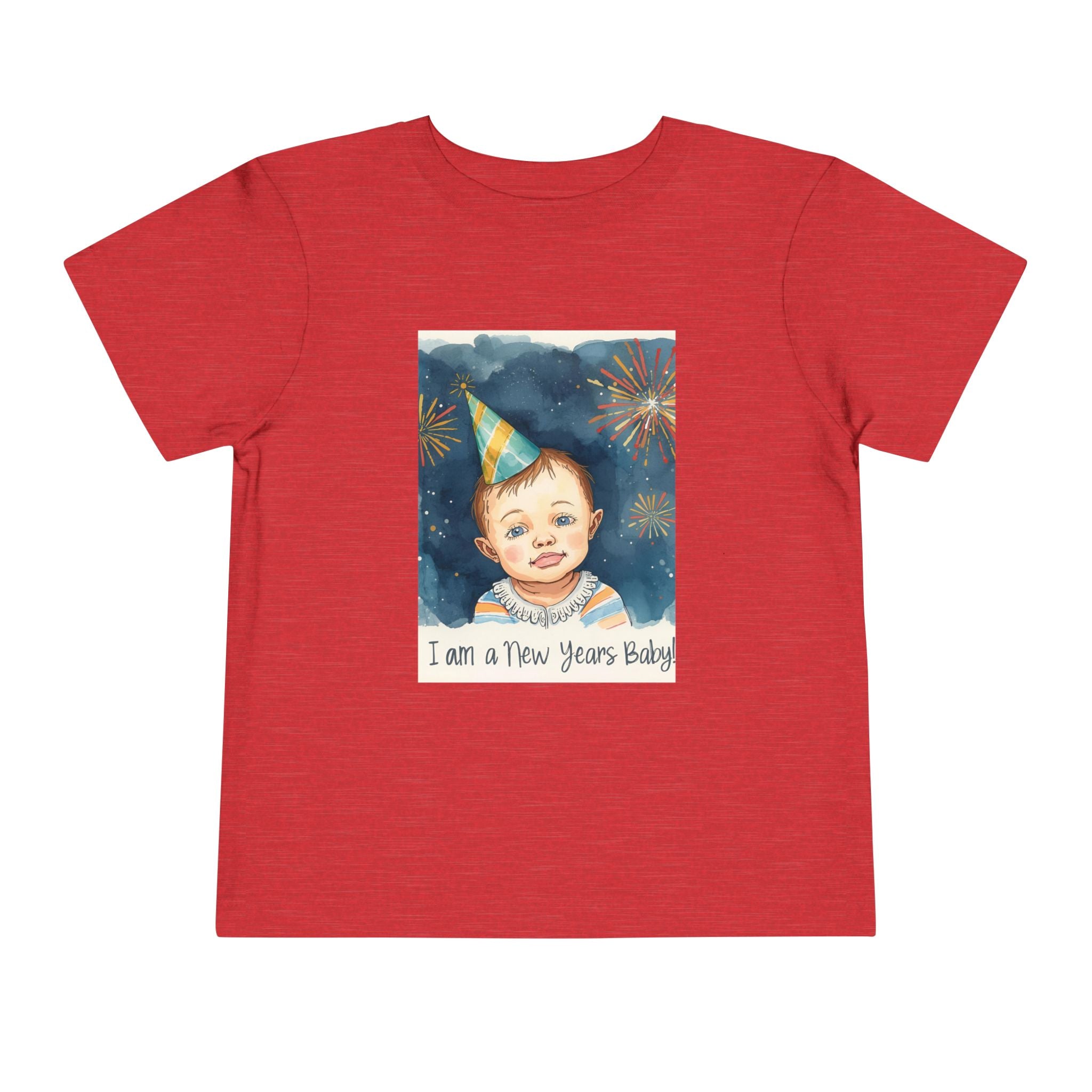 I Am A New Years Baby Toddler Short Sleeve Tee