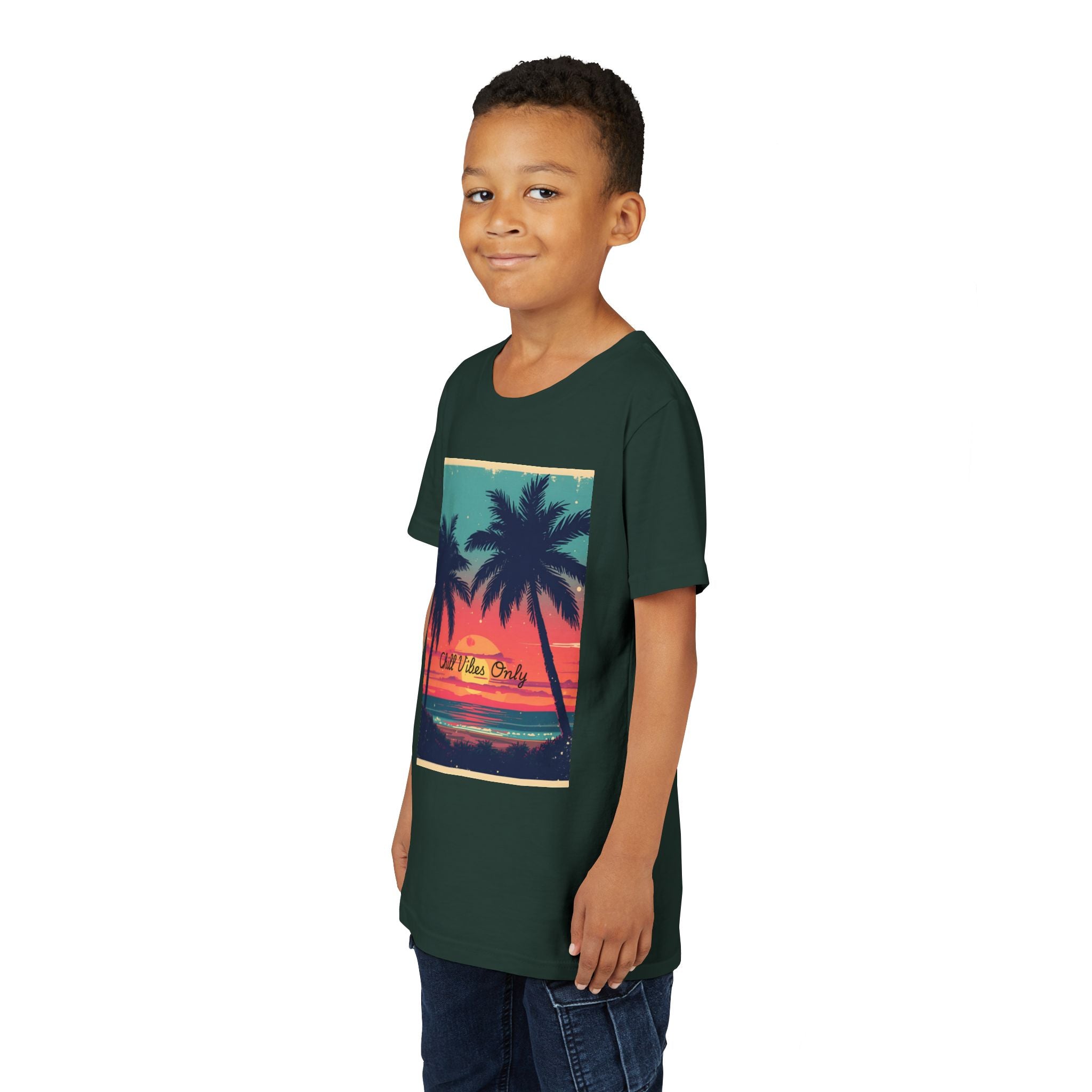 Tropical Sunset Youth Short Sleeve Tee