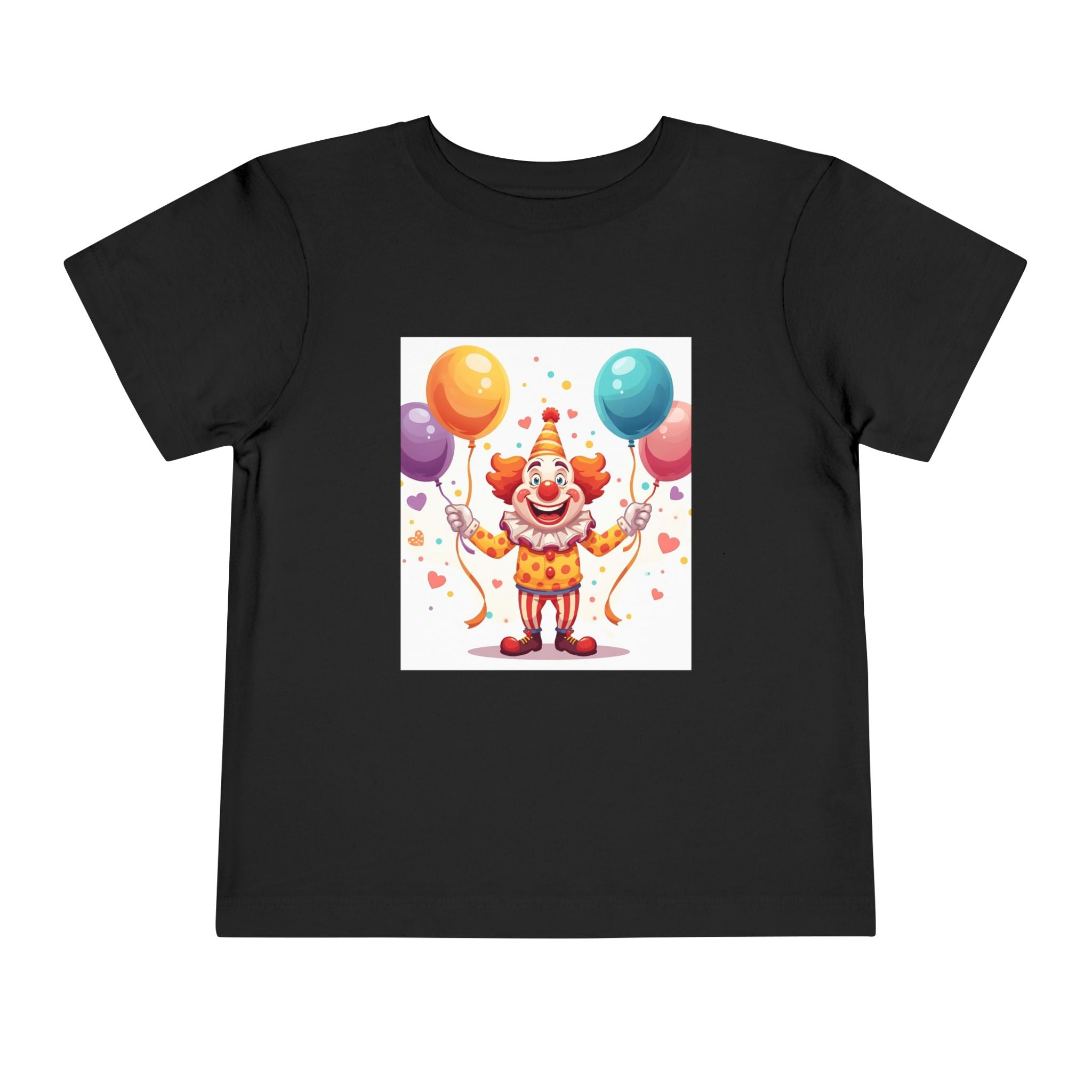 Funny Clown Toddler Short Sleeve Tee