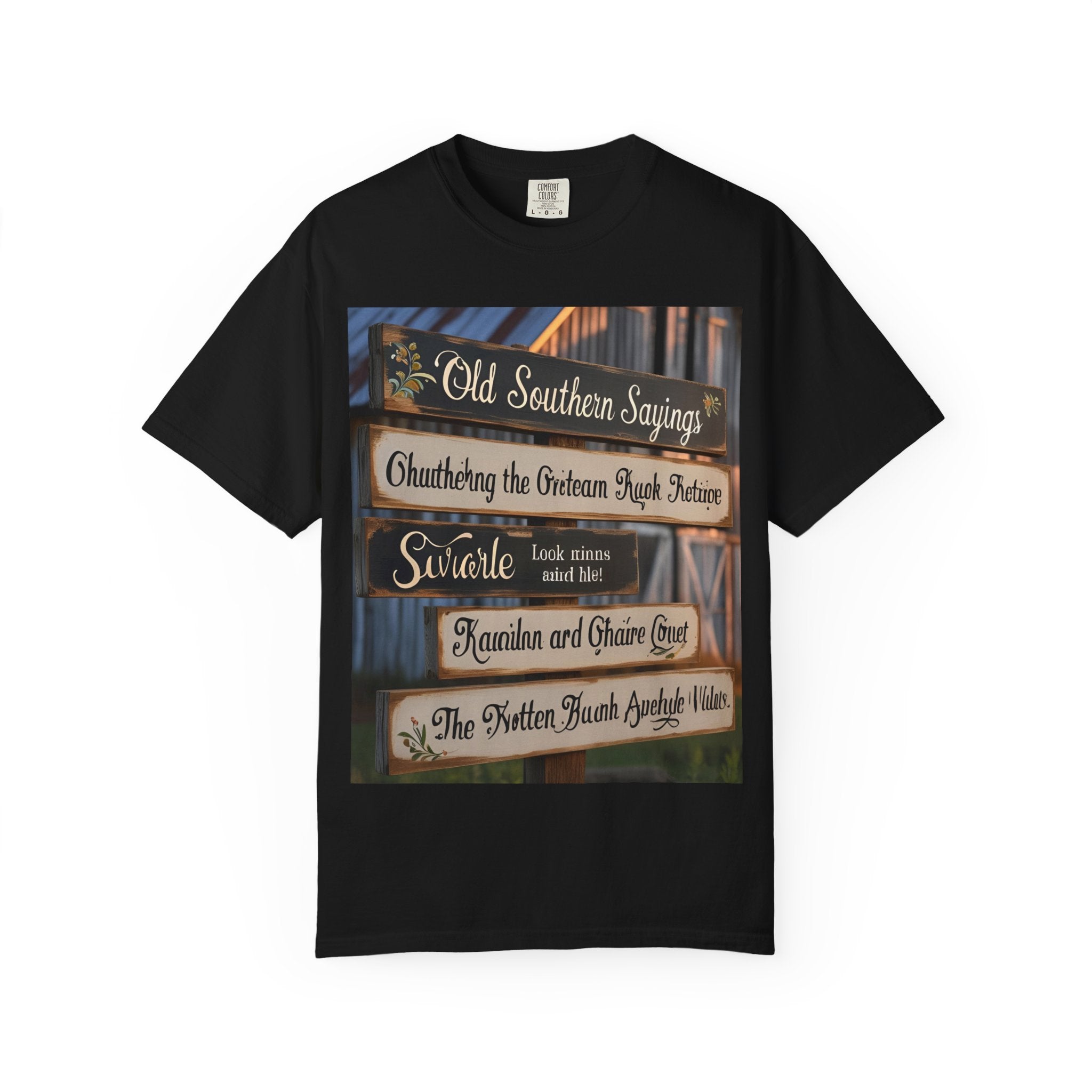 Old Southern Sayings Crossing T-Shirt, Gift for Southerners, Vintage Style Tee, Casual Comfort Wear, Perfect for Gatherings and Celebrations