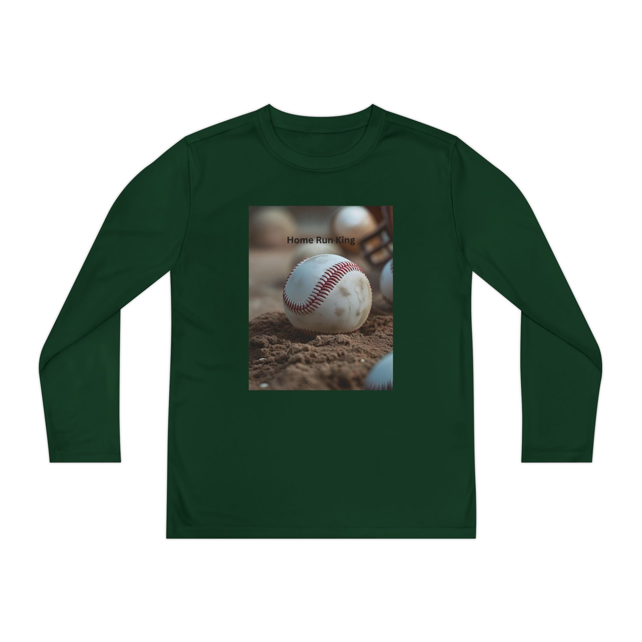 Baseball Youth Long Sleeve Shirt, Kids Sports Tee, Team Fundraiser, Athletic Wear, Birthday Gift, Gifts for Young Players