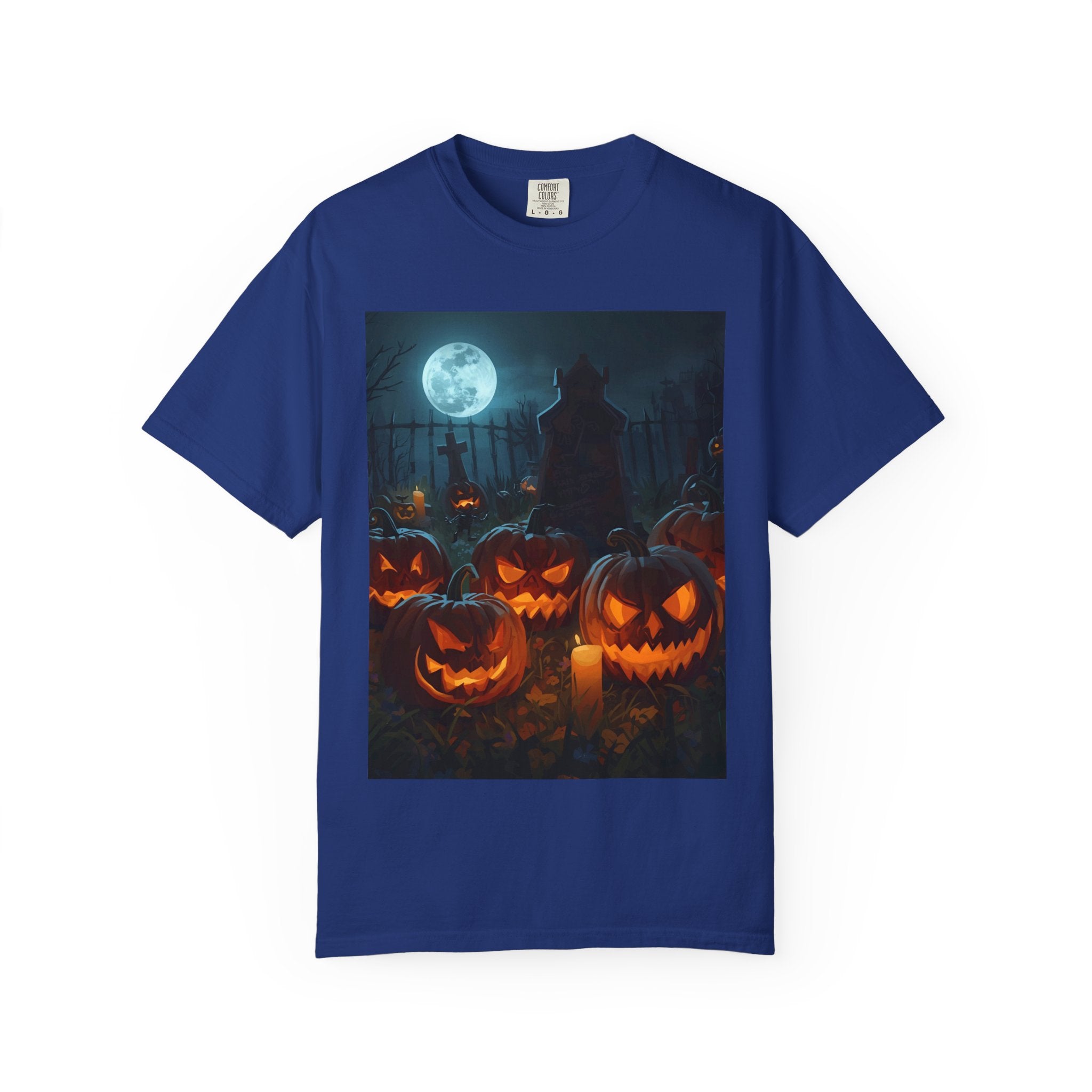 Halloween Pumpkin Unisex T-Shirt, Spooky Shirt, Fall Apparel, Halloween Costume, Casual Wear, Party Shirt