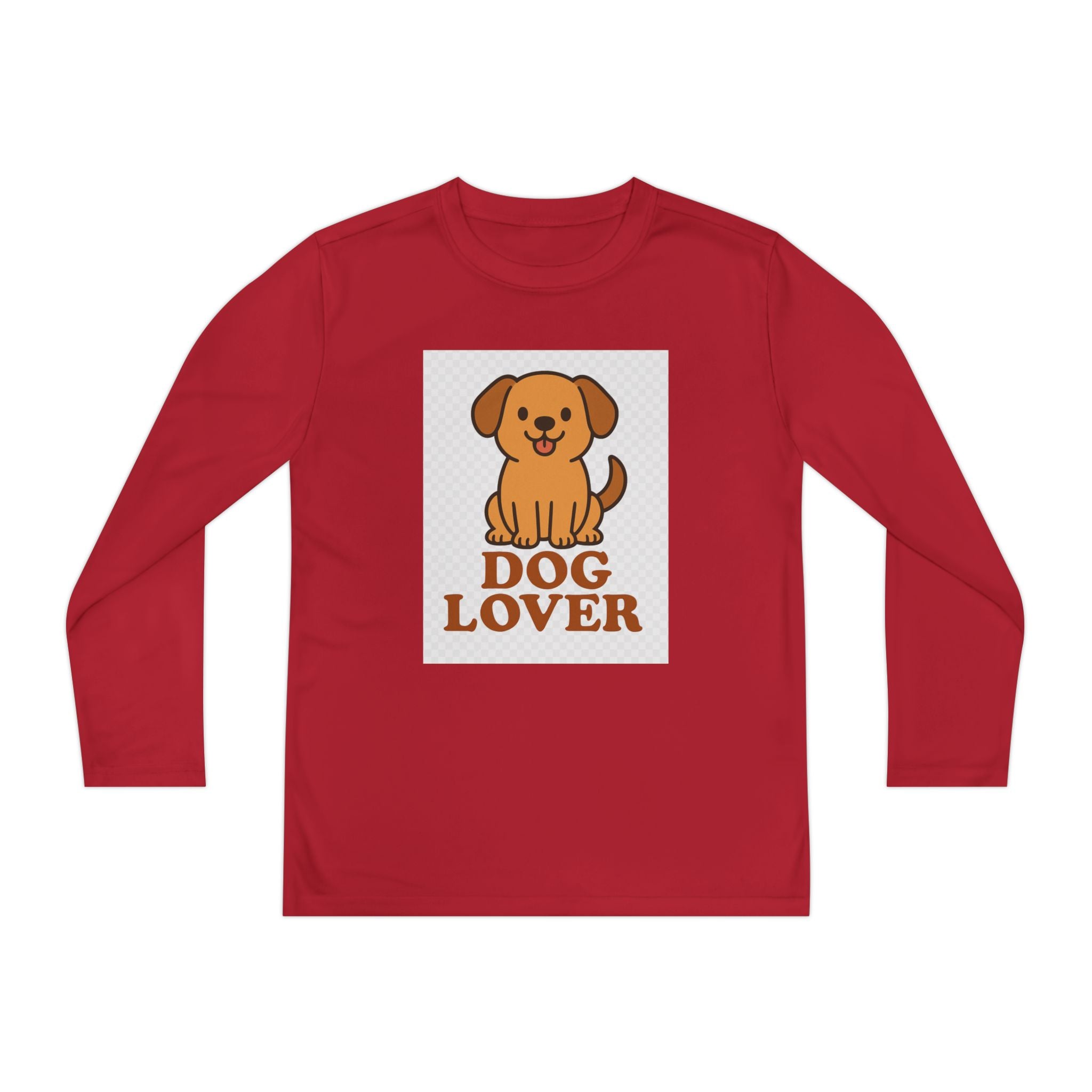 Dog Lover Youth Long Sleeve Competitor Tee