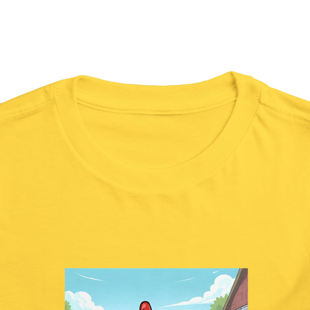 Chicken Funny Toddler Short Sleeve Tee