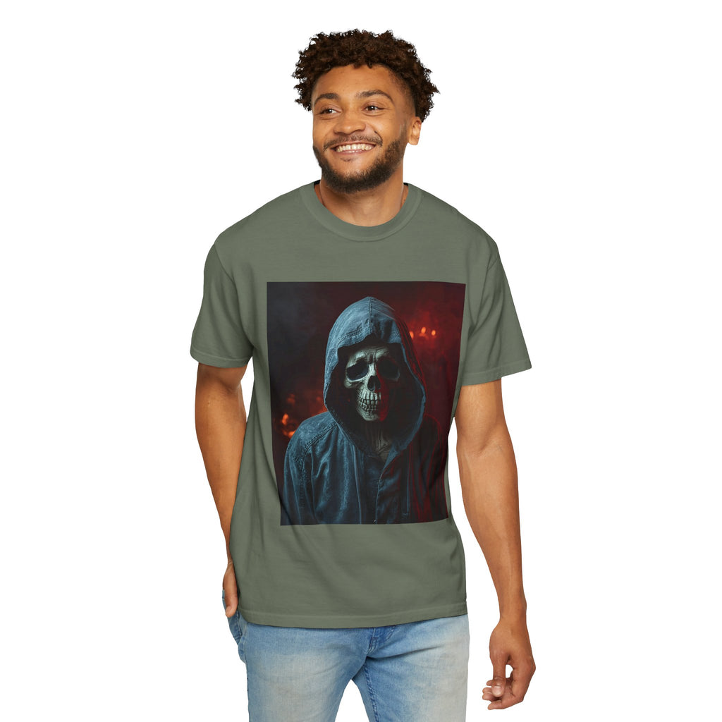 Gothic Skull T-Shirt | Unisex Vintage Tee, Halloween Shirt, Edgy Graphic Top, Unique Gift for Him/Her, Urban Style Wear