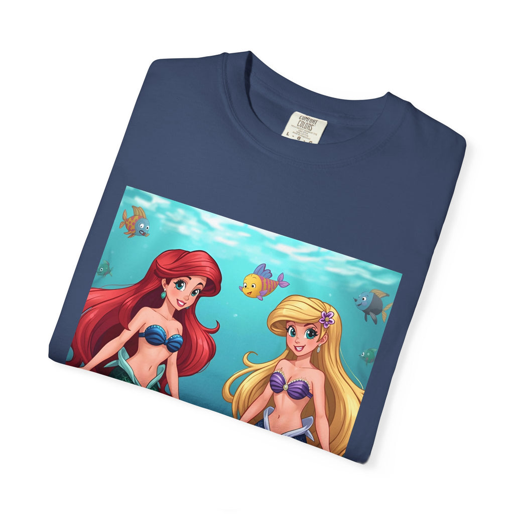 Mermaid Unisex Garment-Dyed T-shirt