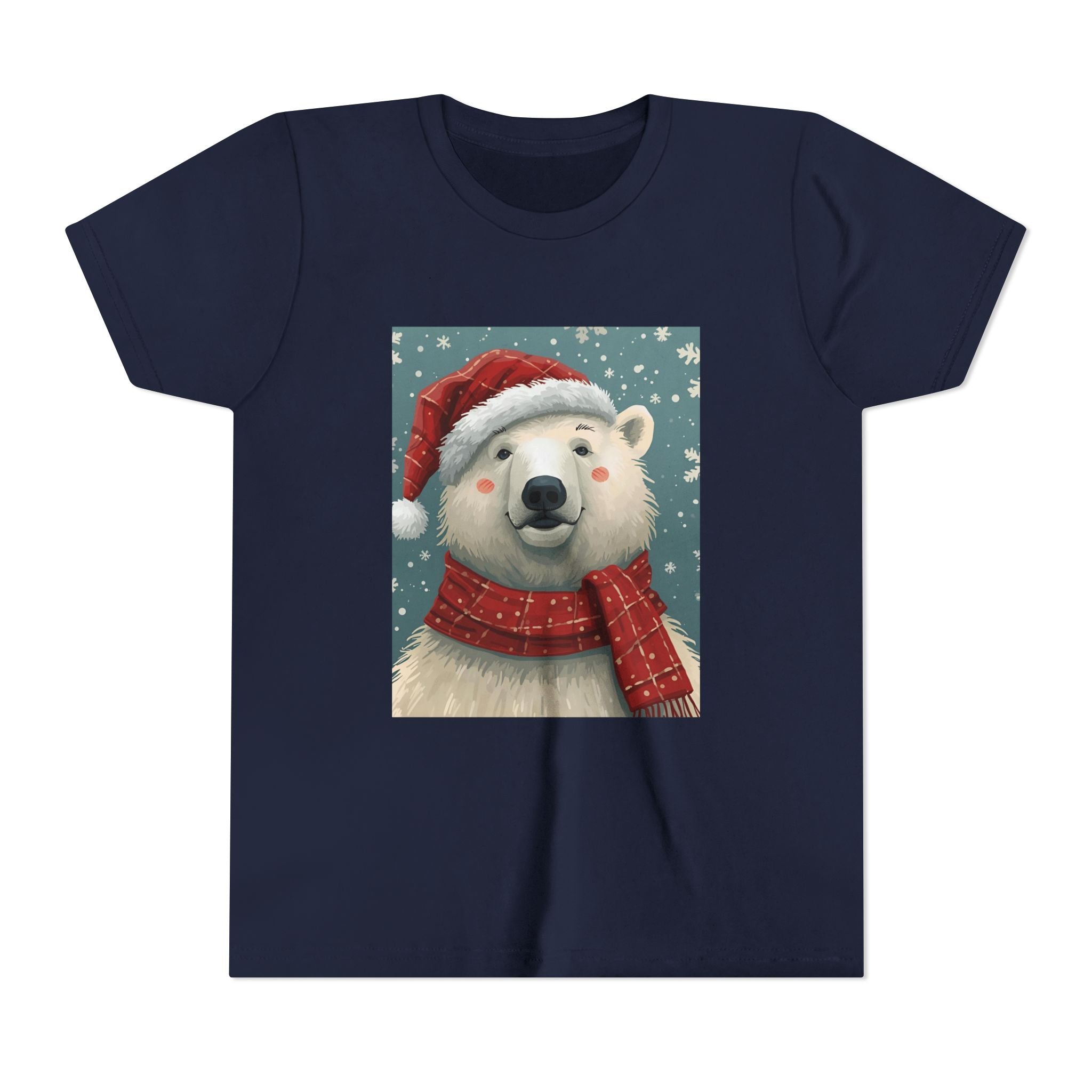 Christmas Bear Youth Short Sleeve Tee