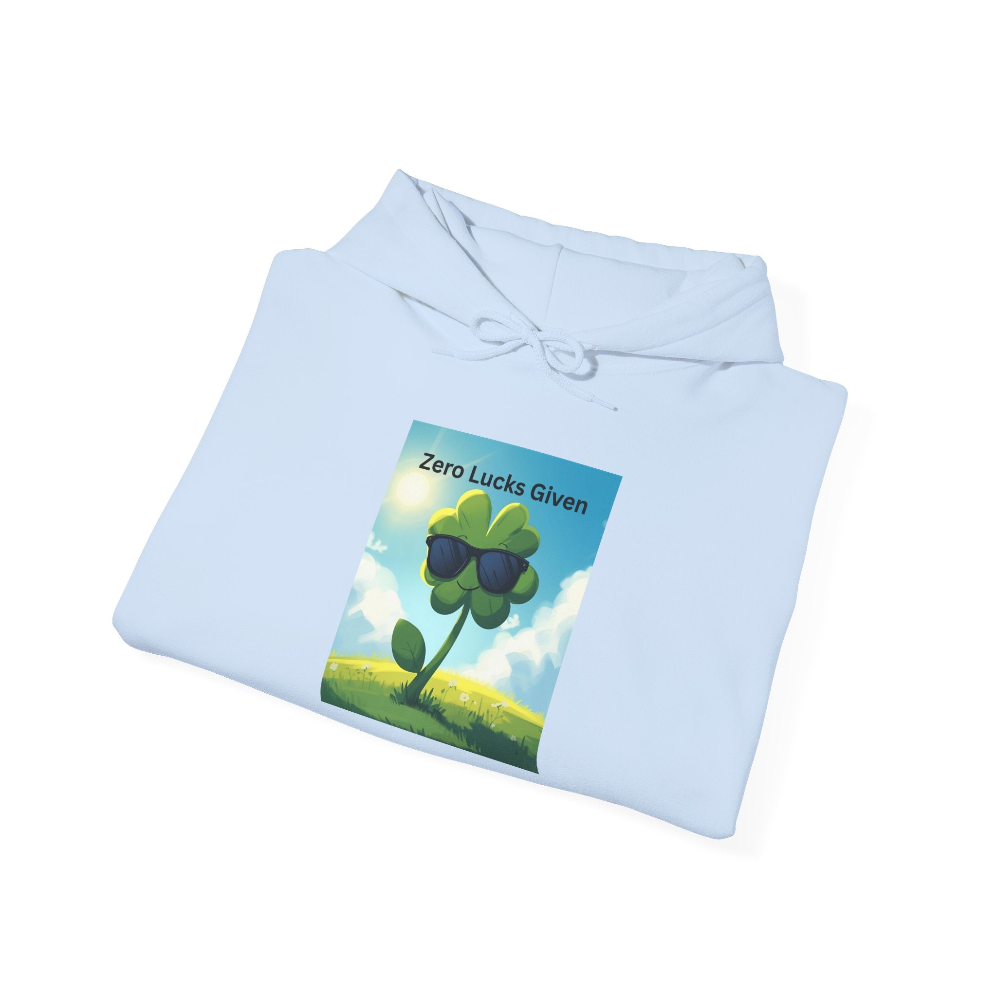 Chill Vibes Hooded Sweatshirt - Plant Power, Casual Wear, Nature Lover Gift, Relaxing Style, Zero Luck Given