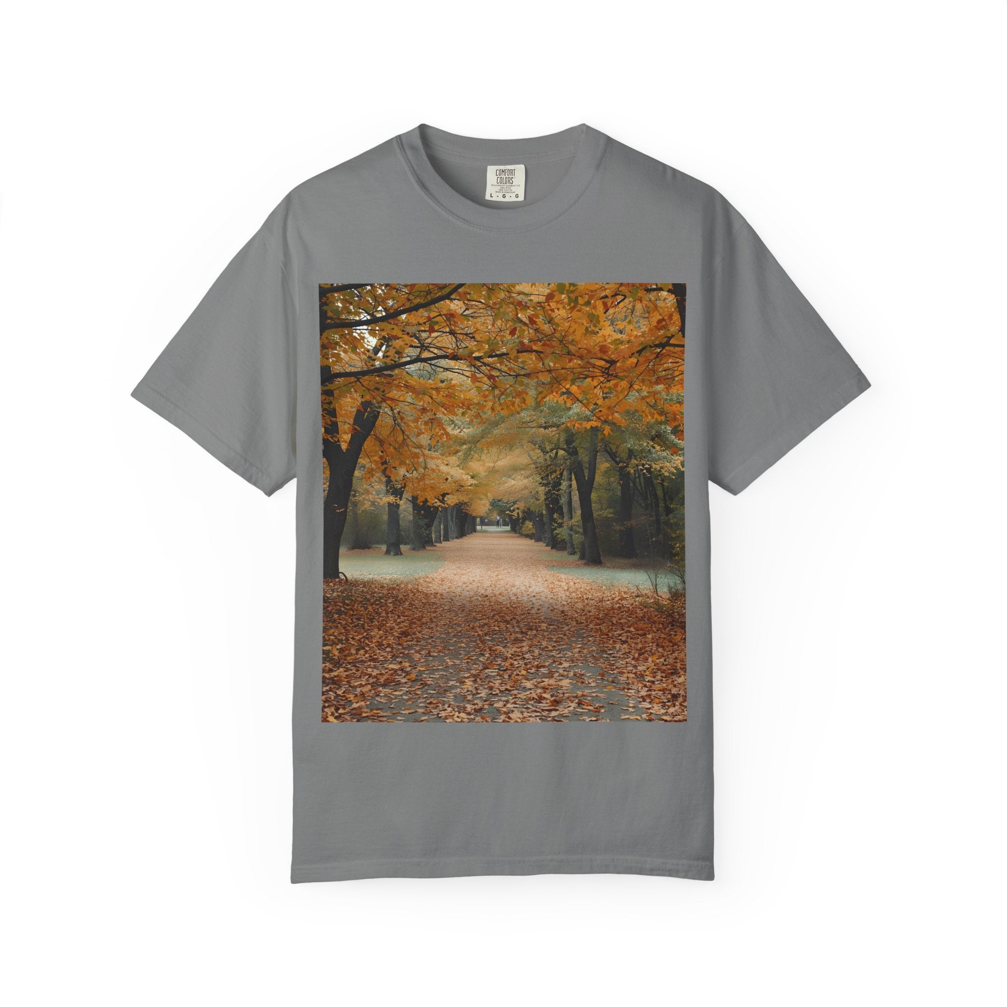 Autumn Pathway T-Shirt | Nature Lover Gift, Fall Fashion, Unisex Tee, Seasonal Wear, Cozy Vibes