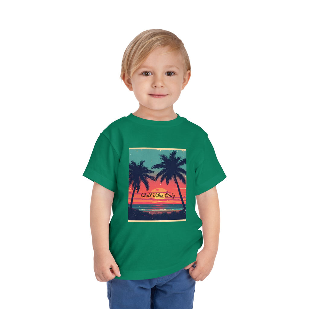 Tropical Sunset Toddler Short Sleeve Tee