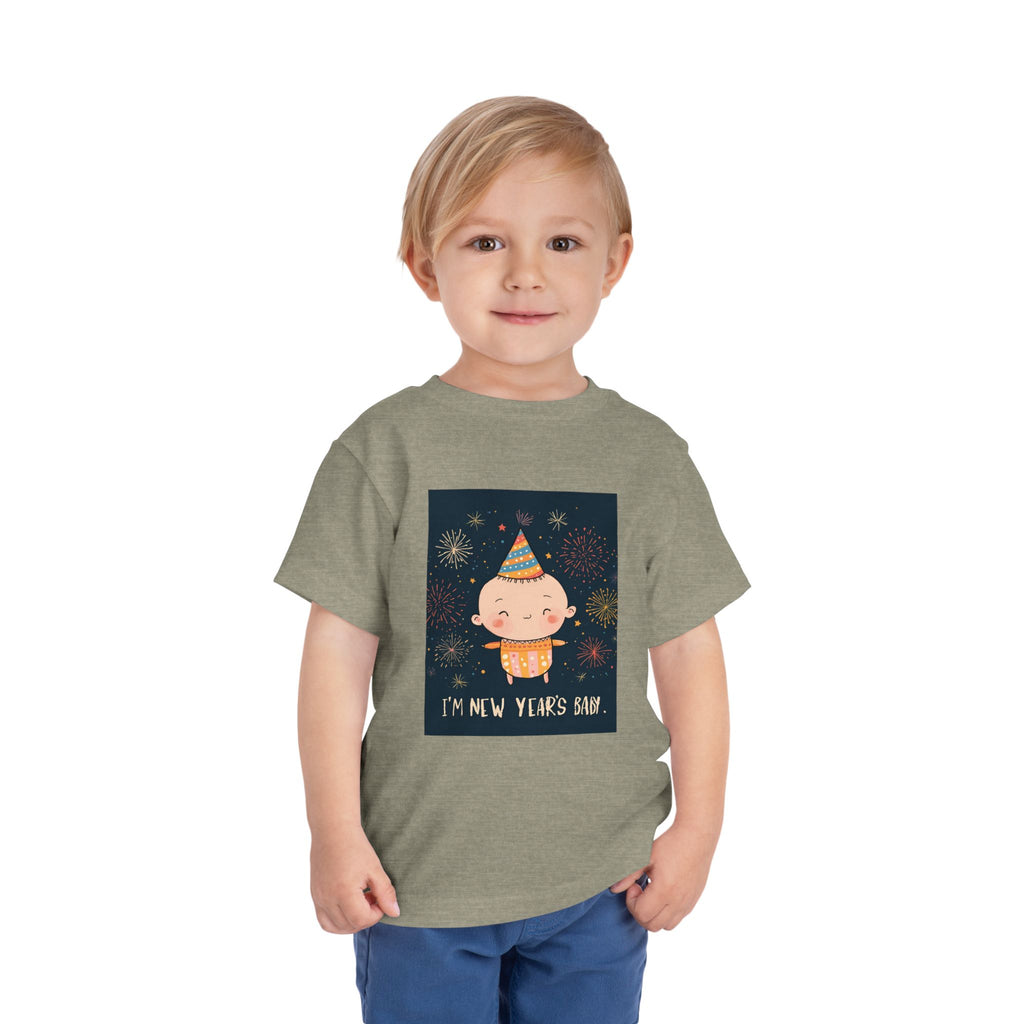 I Am A New Years Baby Toddler Short Sleeve Tee