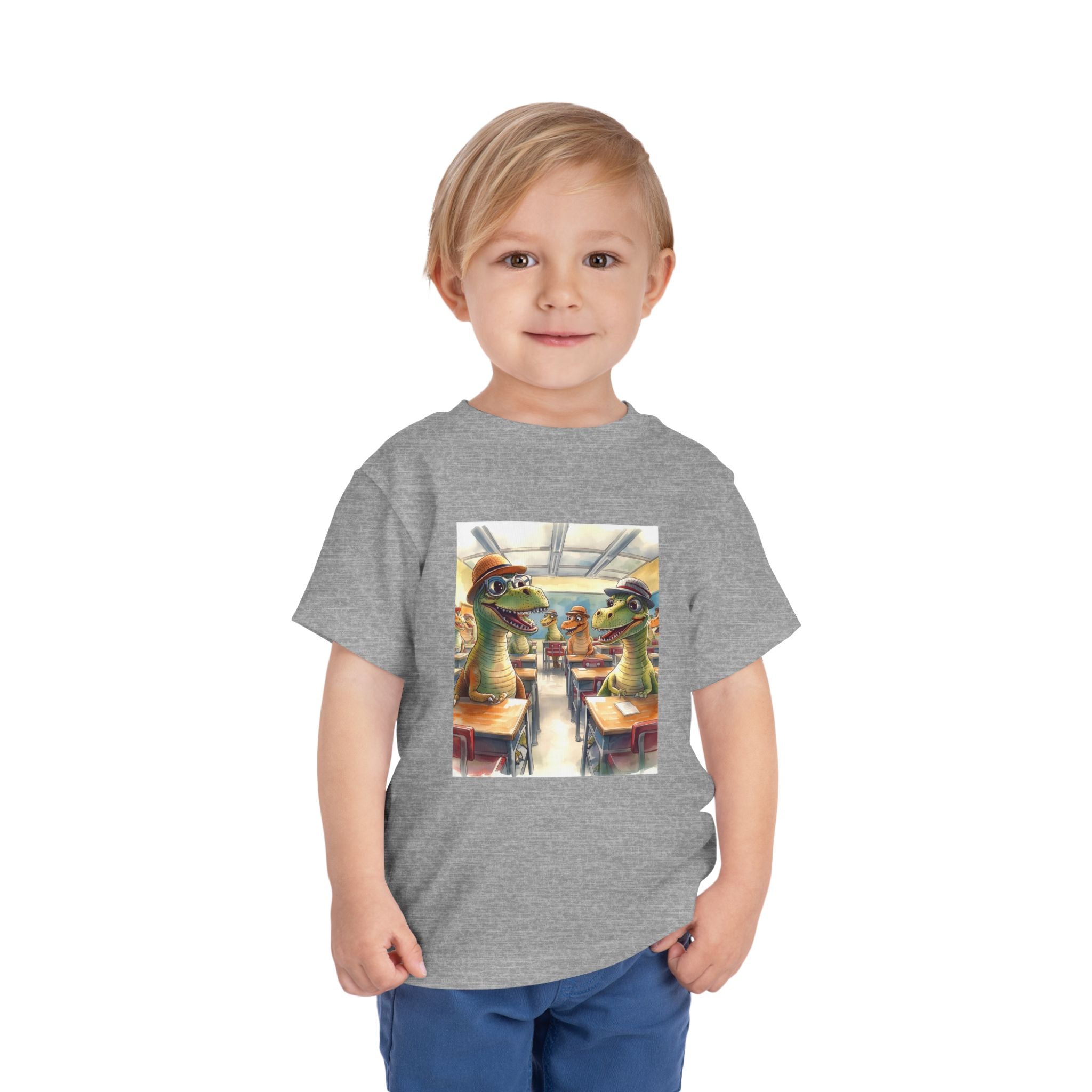 Dinosaur Classroom Toddler Tee - Fun Dino Shirt, Kids T-Shirt, Dinosaur Humor Tee, Cute Short Sleeve Top, Birthday Gift