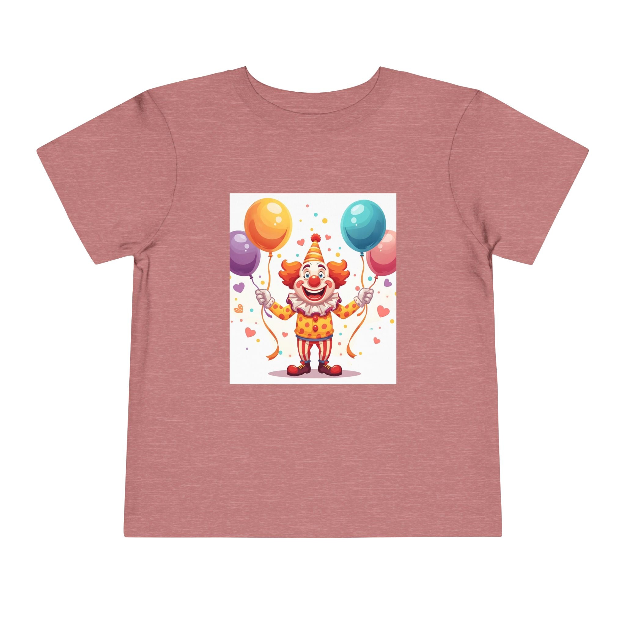 Funny Clown Toddler Short Sleeve Tee
