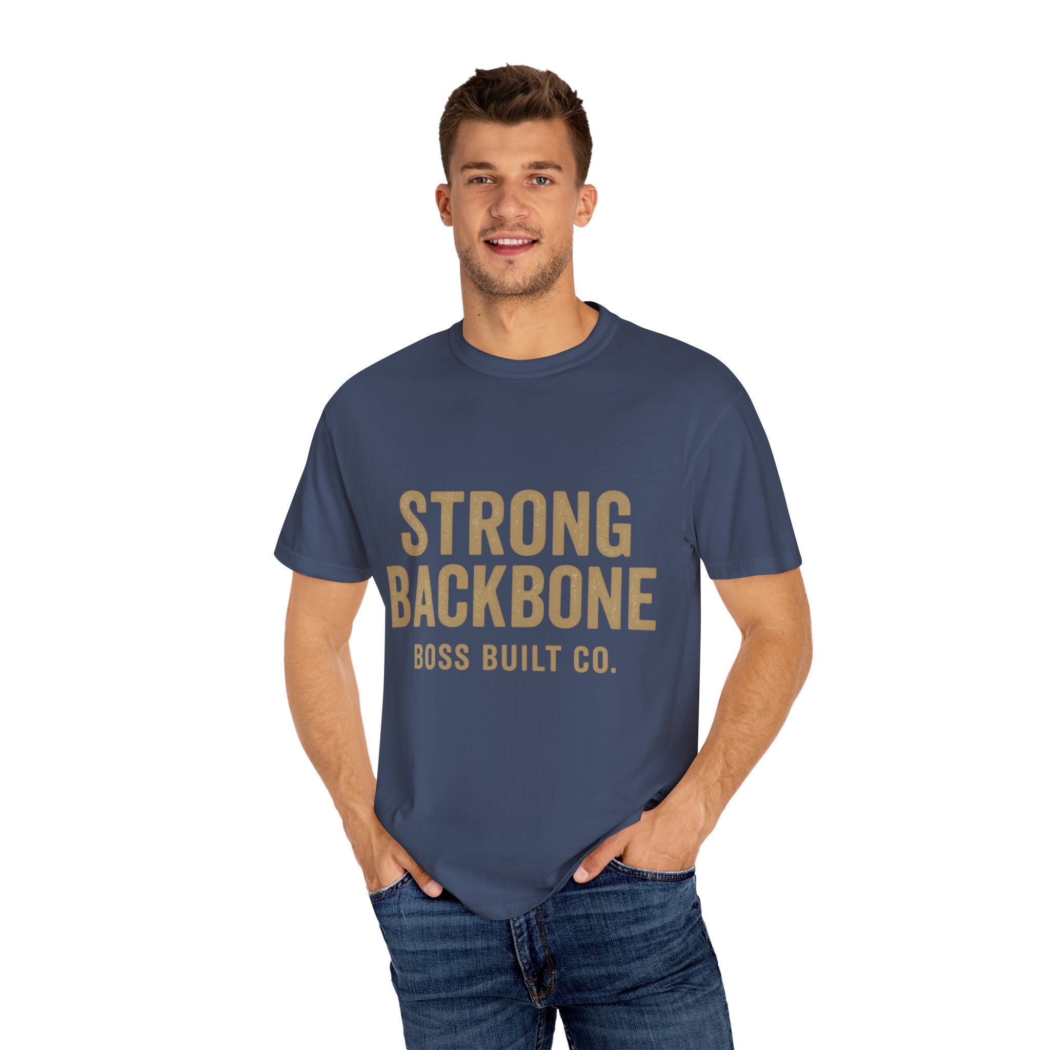 Strong Backbone T-Shirt — Boss Built Co. Graphic Tee