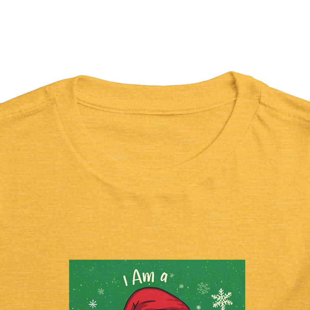 I Am A Christmas Baby Toddler Short Sleeve Tee