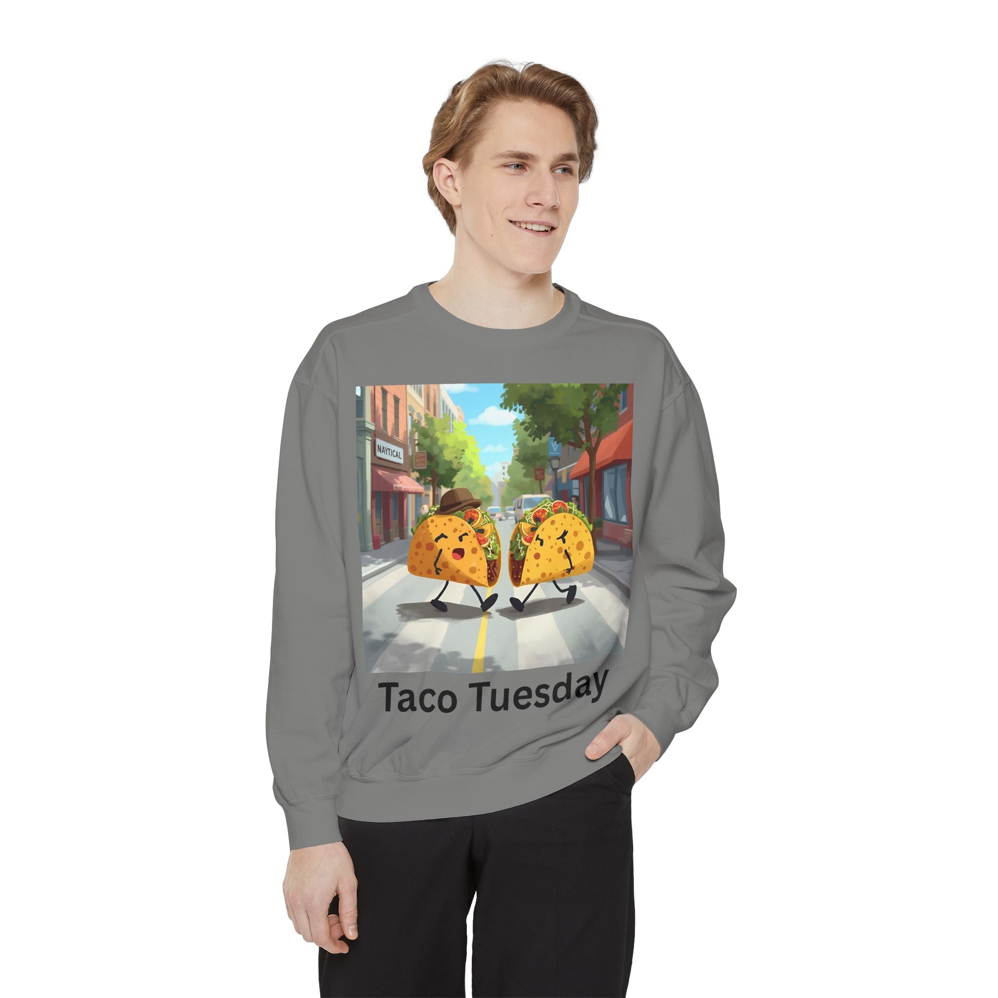 Taco Tuesday Unisex Garment-Dyed Sweatshirt