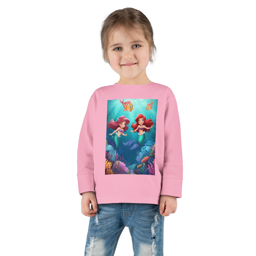 Mermaid Toddler Long Sleeve Tee