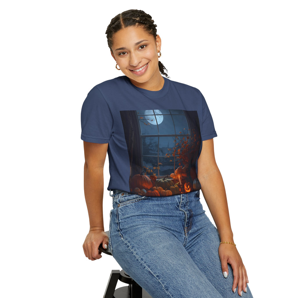 Cozy Halloween Tee, Fall Graphic Shirt, Pumpkin Patch T-Shirt, Spooky Season Apparel, Unisex Autumn Top