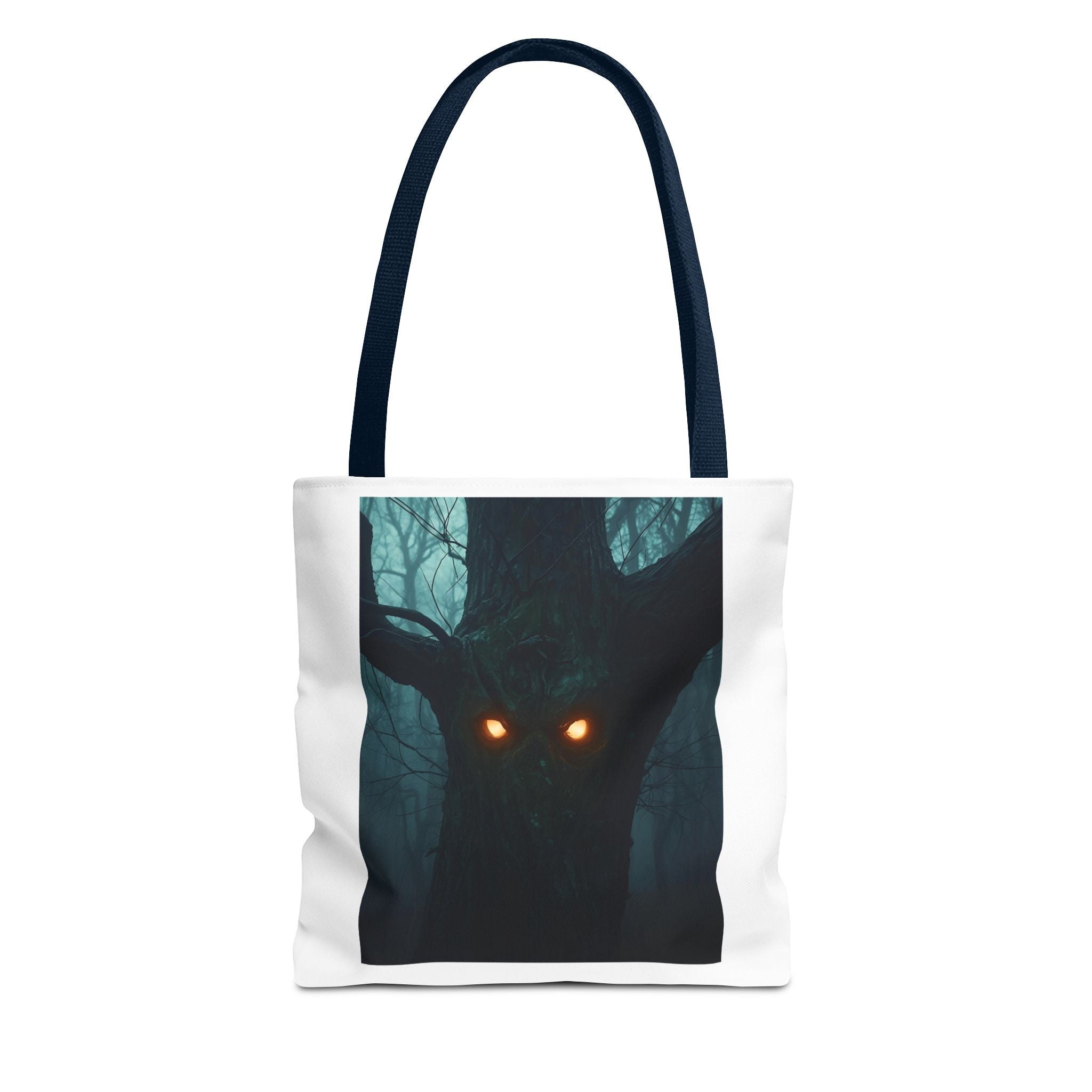Mysterious Forest Spirit Tote Bag, Magical Tote, Halloween Bag, Eco-Friendly Shopping Bag, Gift for Nature Lovers, Unique Design